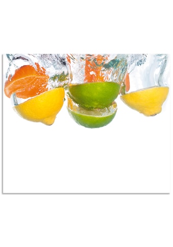 Artland Küchenrückwand »Zitrusfrüchte fallen in klares Wasser«, (1 tlg.),... kaufen