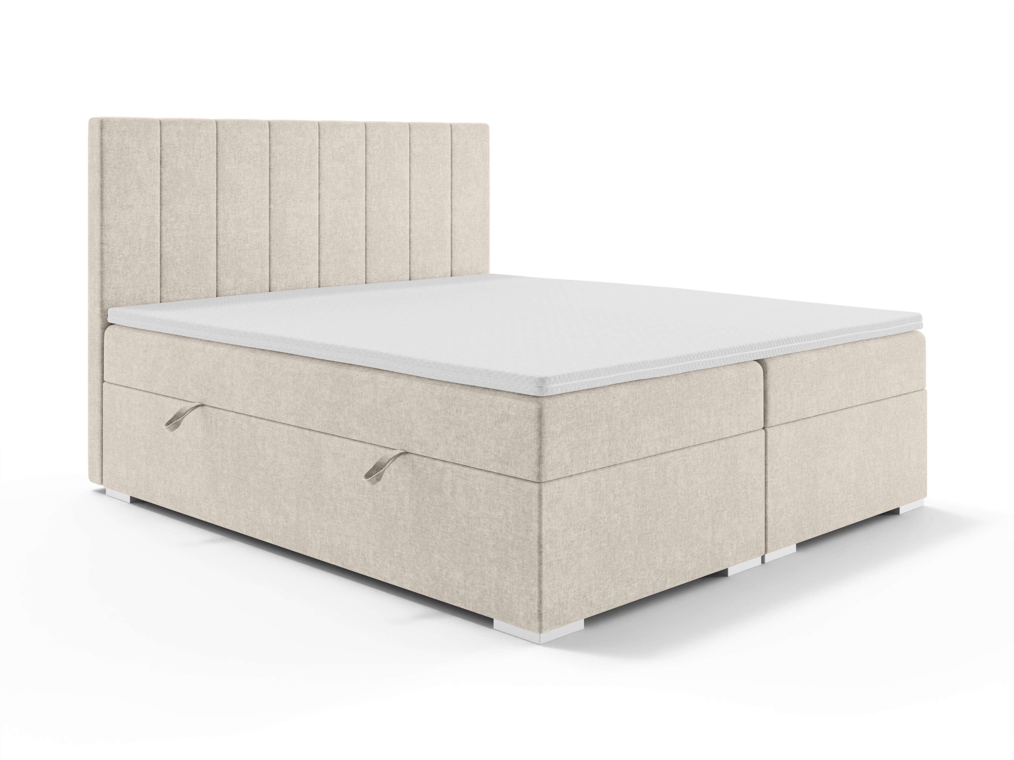 PLACES OF STYLE Polsterbett »Ginoro mit Matratze und Topper, in 3 Breiten ( günstig online kaufen