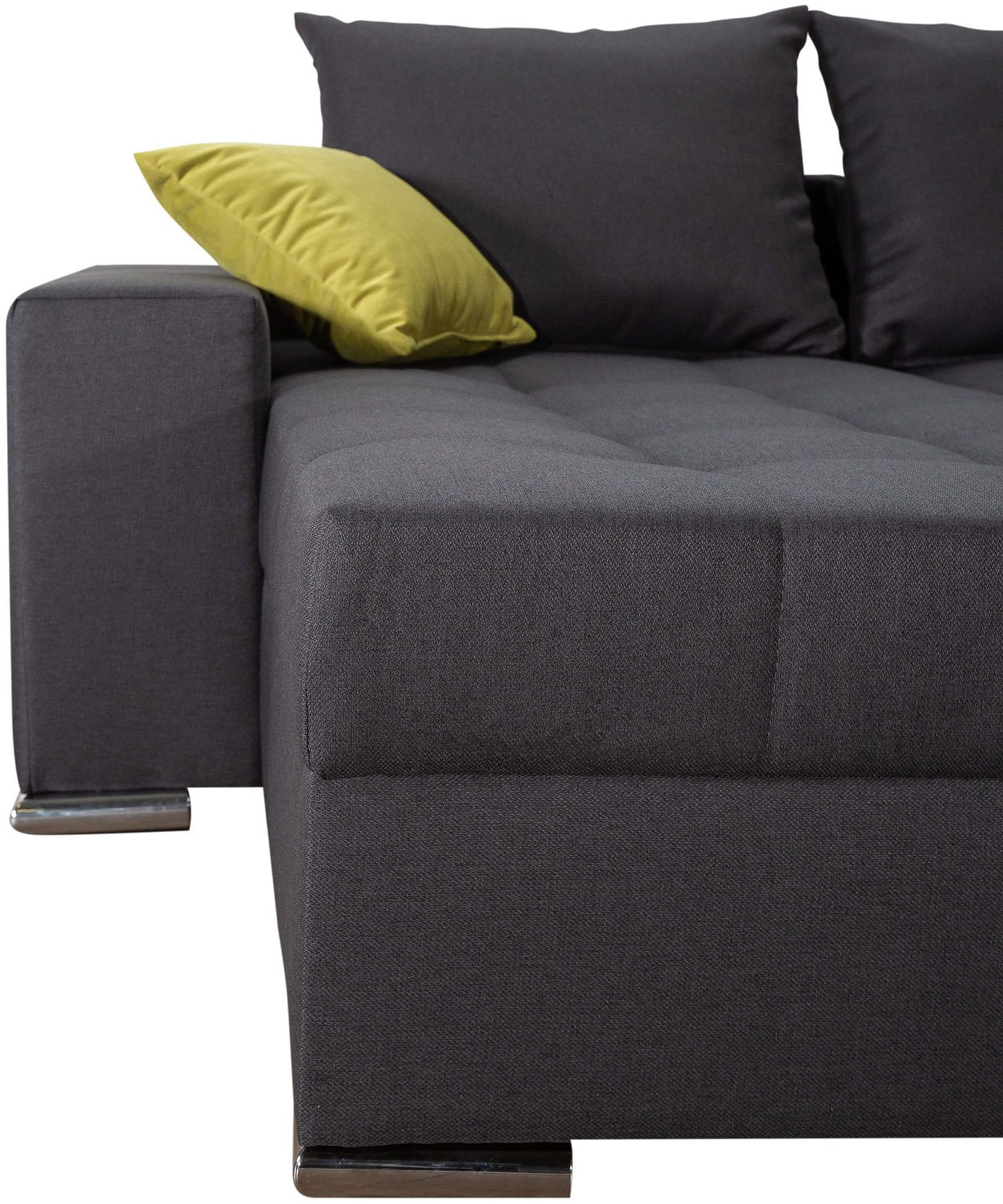 COLLECTION AB Wohnlandschaft »XL-Josy U-Form, Breite 313 cm, Flachgewebe, Struktur, Kunstleder«