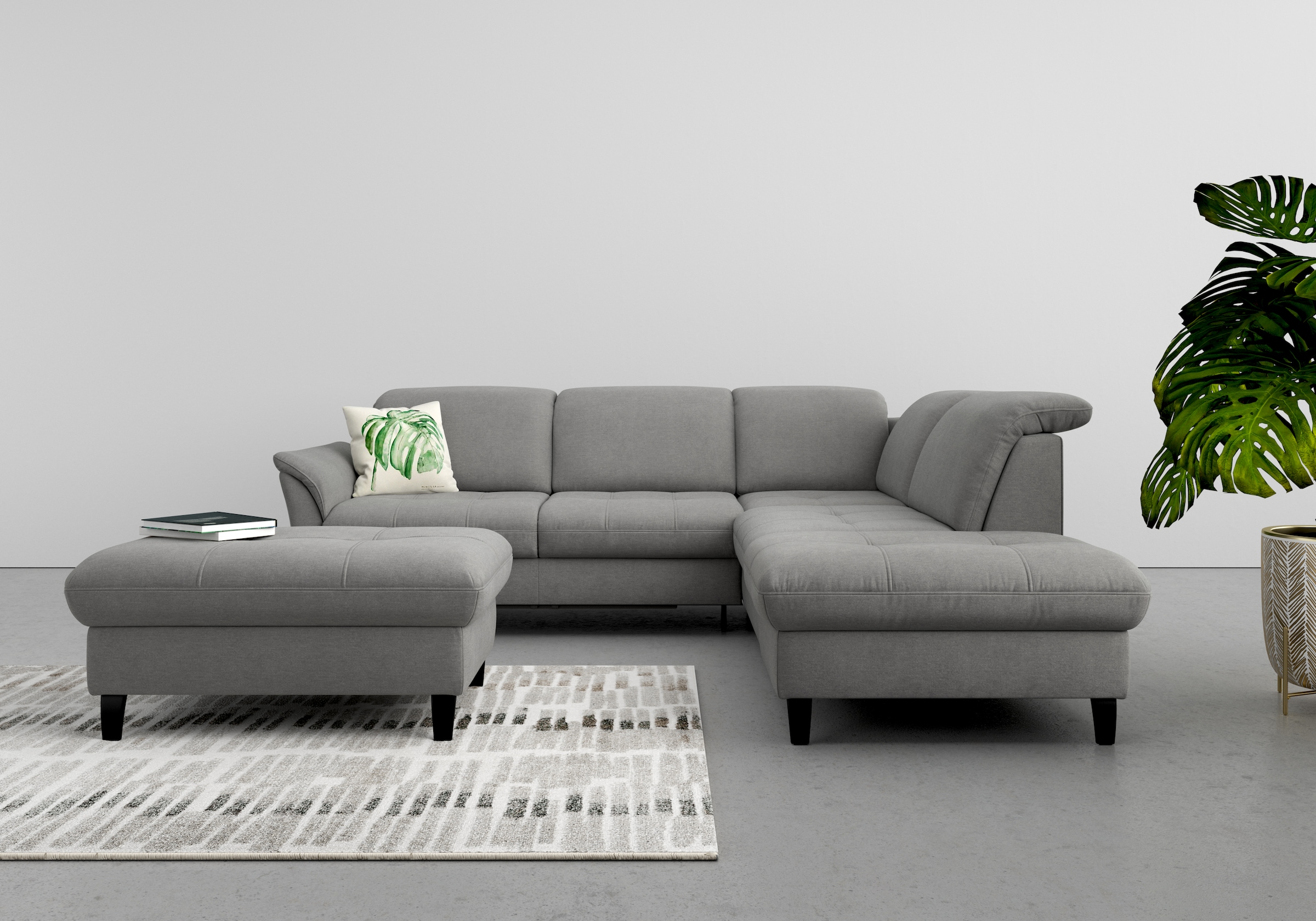 sit&more Ecksofa »Maggiore L-Form«, wahlweise mit Kopfteilverstellung, Bett günstig online kaufen