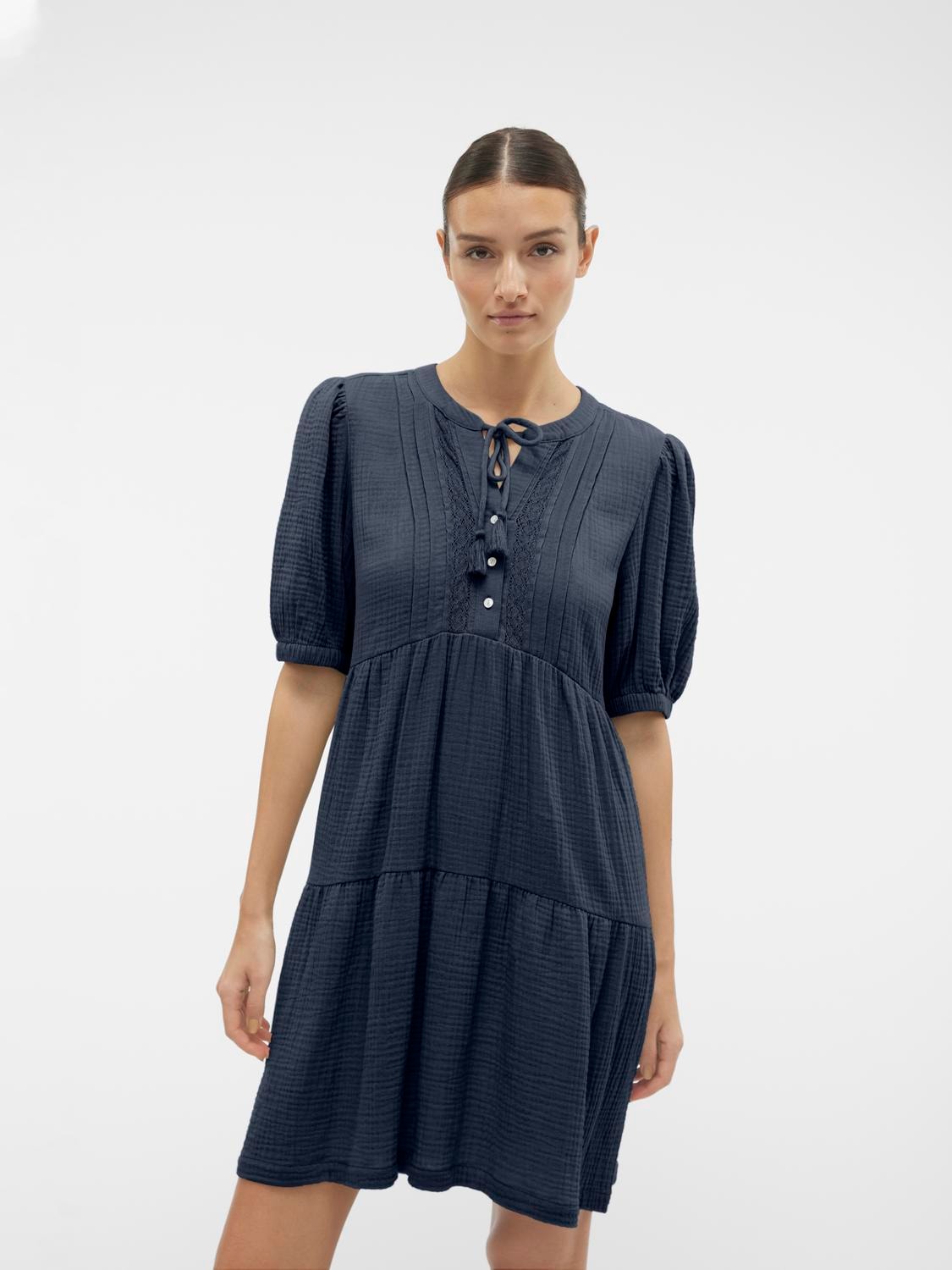 Vero Moda Minikleid »VMNATALI 2/4 LACE SHORT DRESS WVN GA SPE«