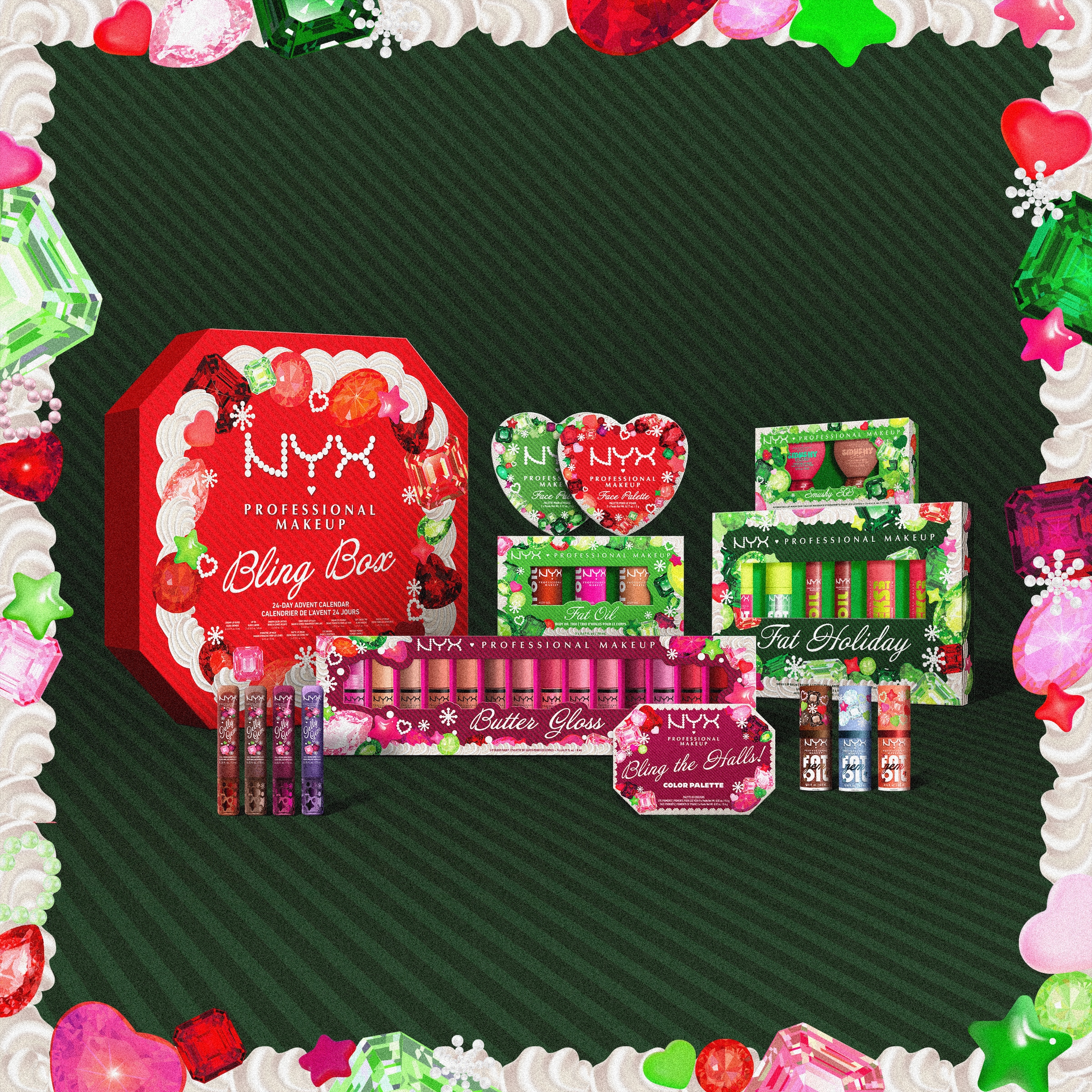 NYX PROFESSIONAL MAKEUP Kosmetik-Adventskalender »NYX Professional Makeup Bling Box Adventskalender« ab 13 Jahren
