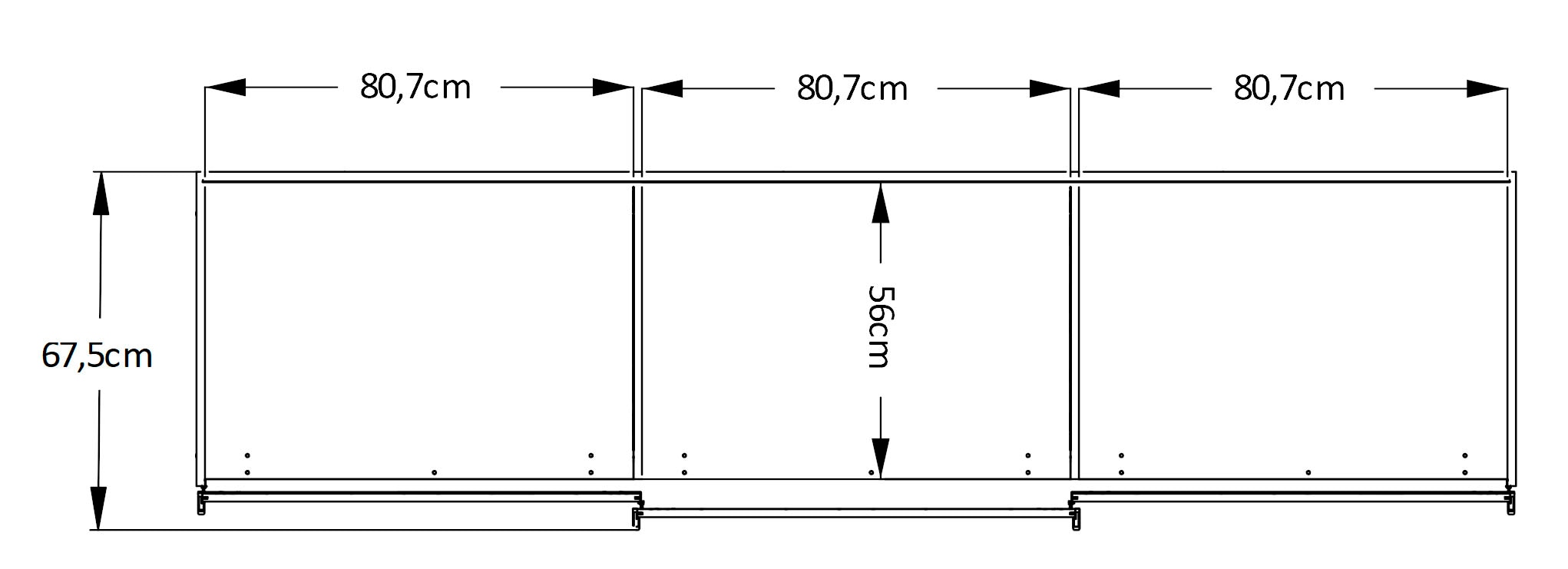 STAUD Schwebetürenschrank »Sonate Pesaro, Made in Germany« Mit vier verschiedenen Ausstattungsvarianten