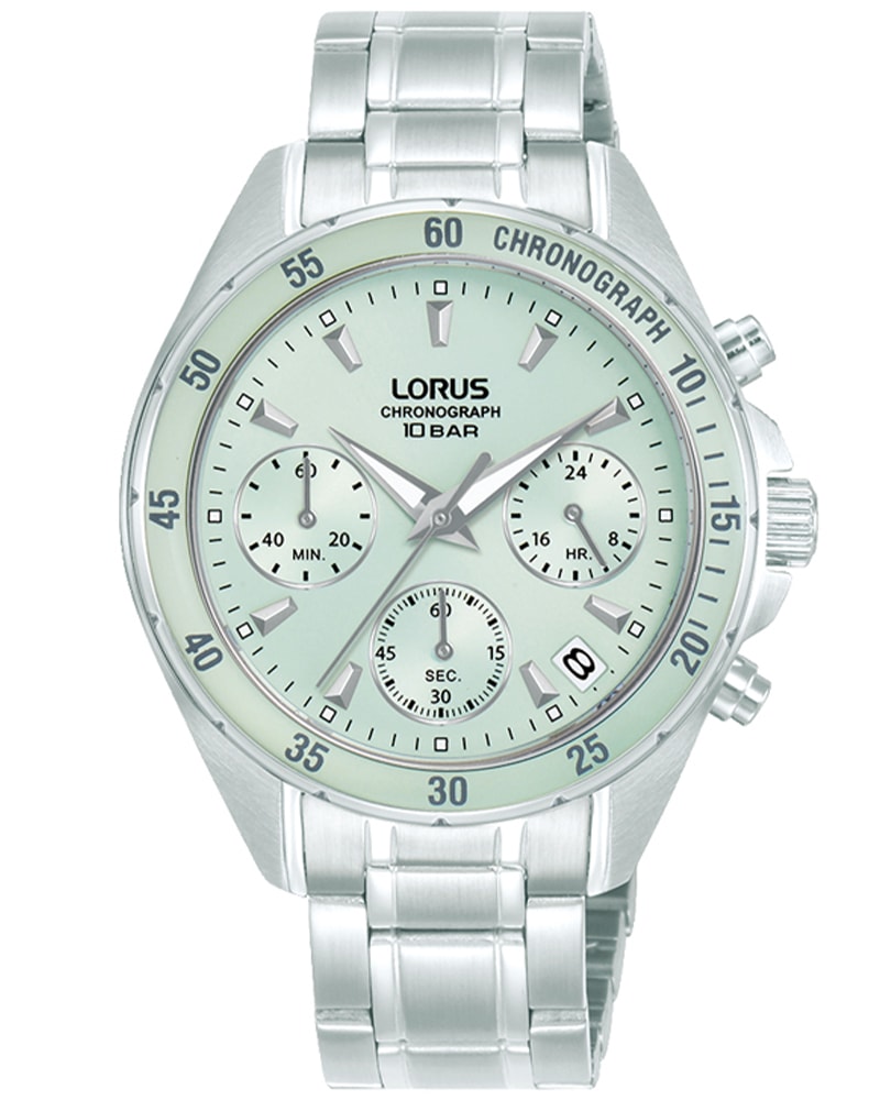 LORUS Chronograph Quarzuhr, Armbanduhr, Damenuhr, Edelstahlarmband, analog, Tag