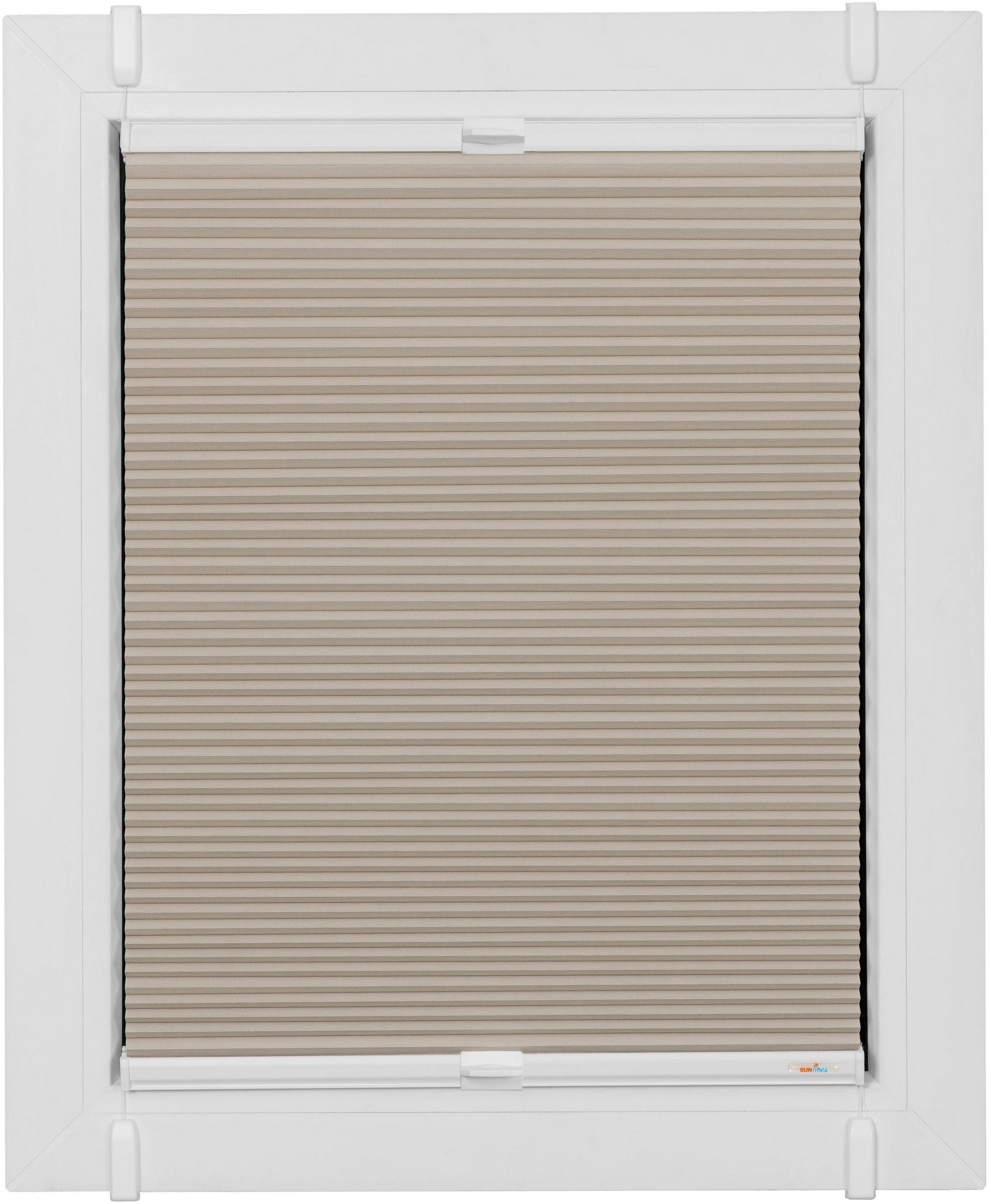 sunlines Plissee energiesparend ohne Bohren verspannt günstig online kaufen