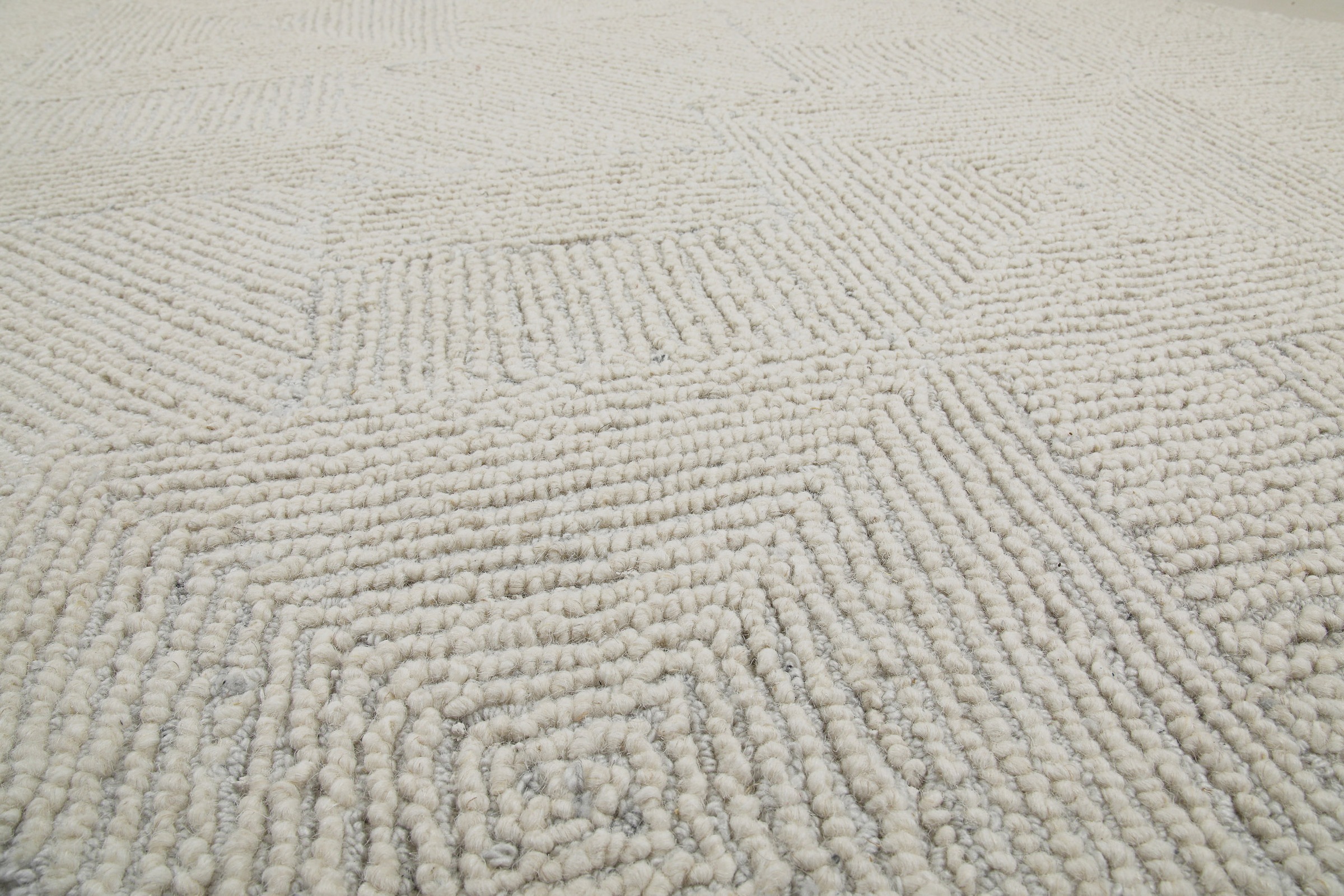 Wecon home Teppich »Hamptons THIRTYTHREE«, rechteckig, 15 mm Höhe, Läufer, Fasermix, Kurzflor, Wohnzimmer, elegant, robust, geometrisch