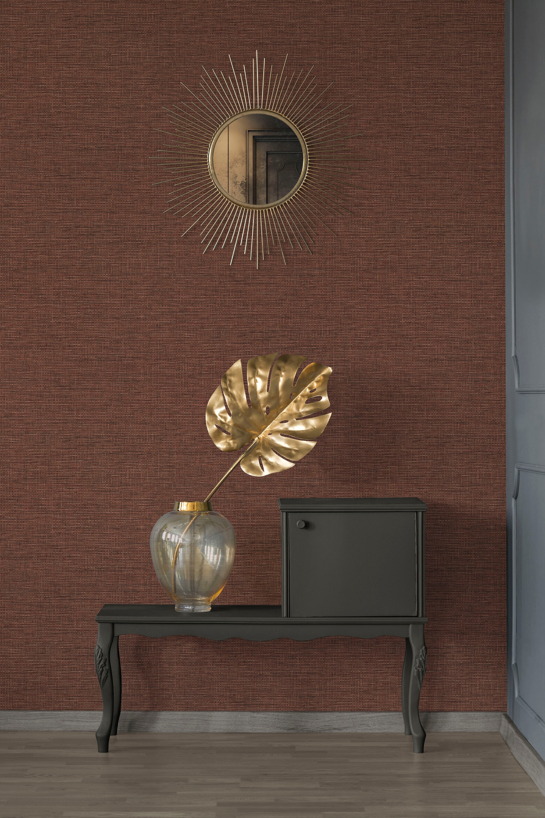 living walls Vliestapete »Desert Lodge«, Flechtoptik-Leinenoptik-Strukturmuster, Tapete Struktur Tapeten Wohnzimmer Schlafzimmer Küche Flur Design Büro