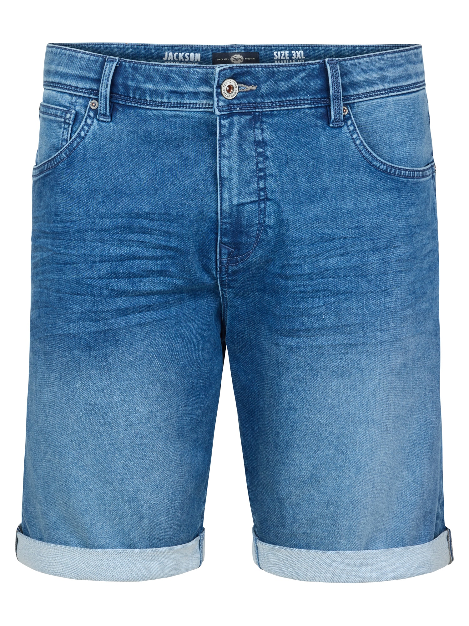 Petrol Industries Jeansshorts, mit Aufschlag