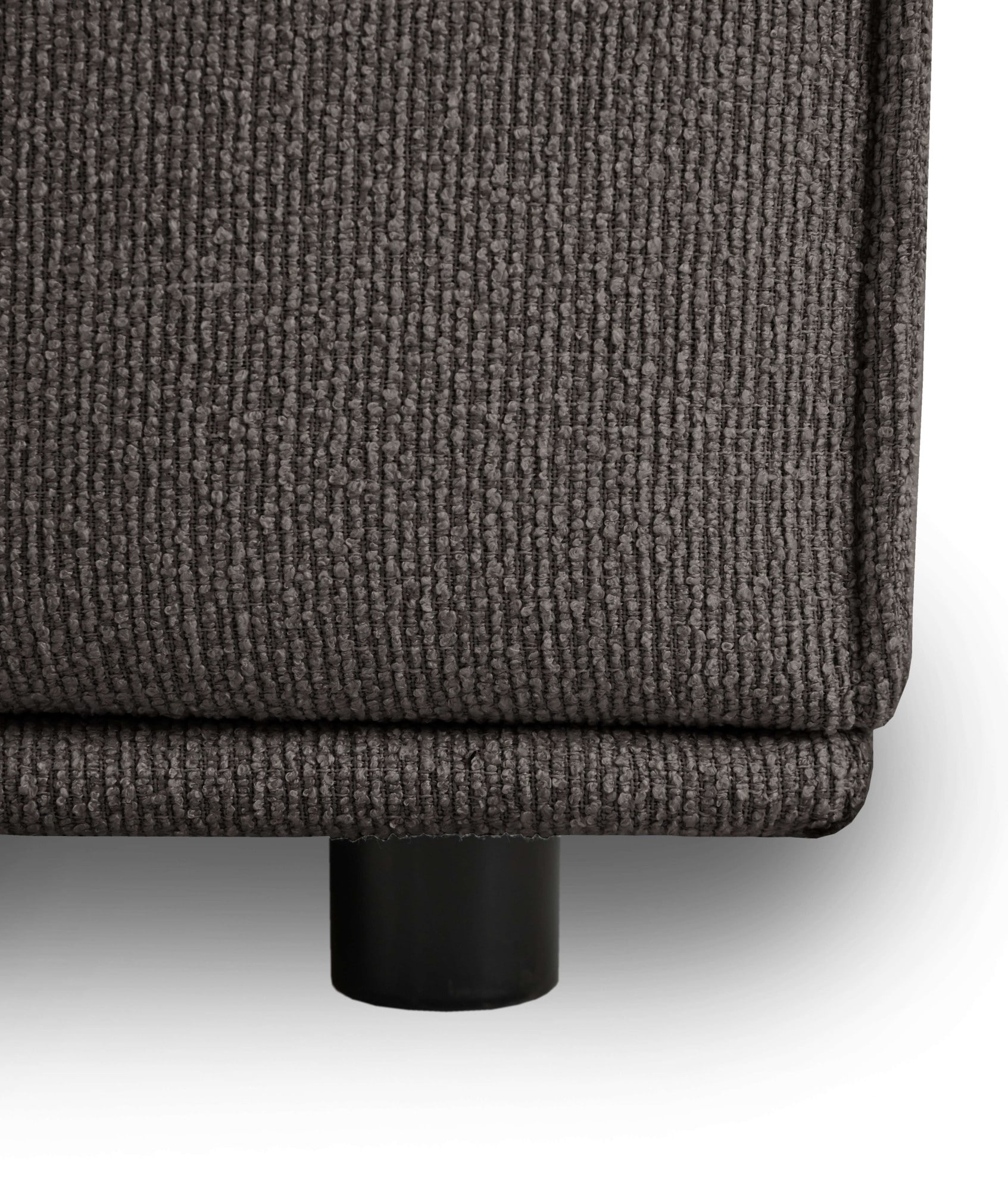 Home affaire 3-Sitzer »Avelin, 228 cm, Chenille, Struktur-Boucle«, mit Wellenunterfederung, Kedernaht, bodentief, Skandi-Design
