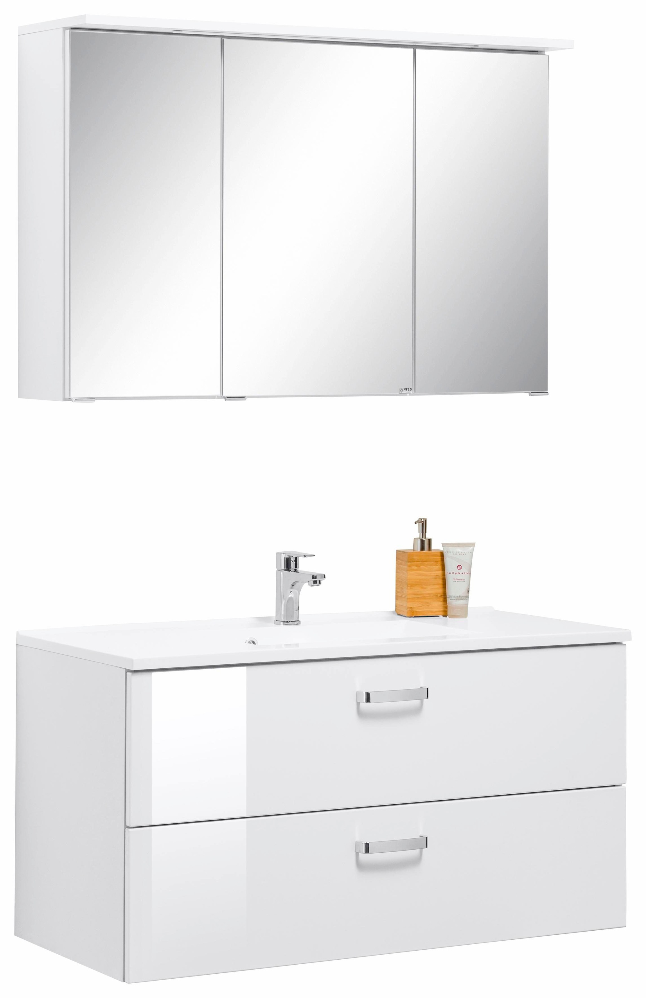 welltime Badmöbel-Set »Ravenna«, (2 St.), mit Soft-Close Funktion günstig online kaufen