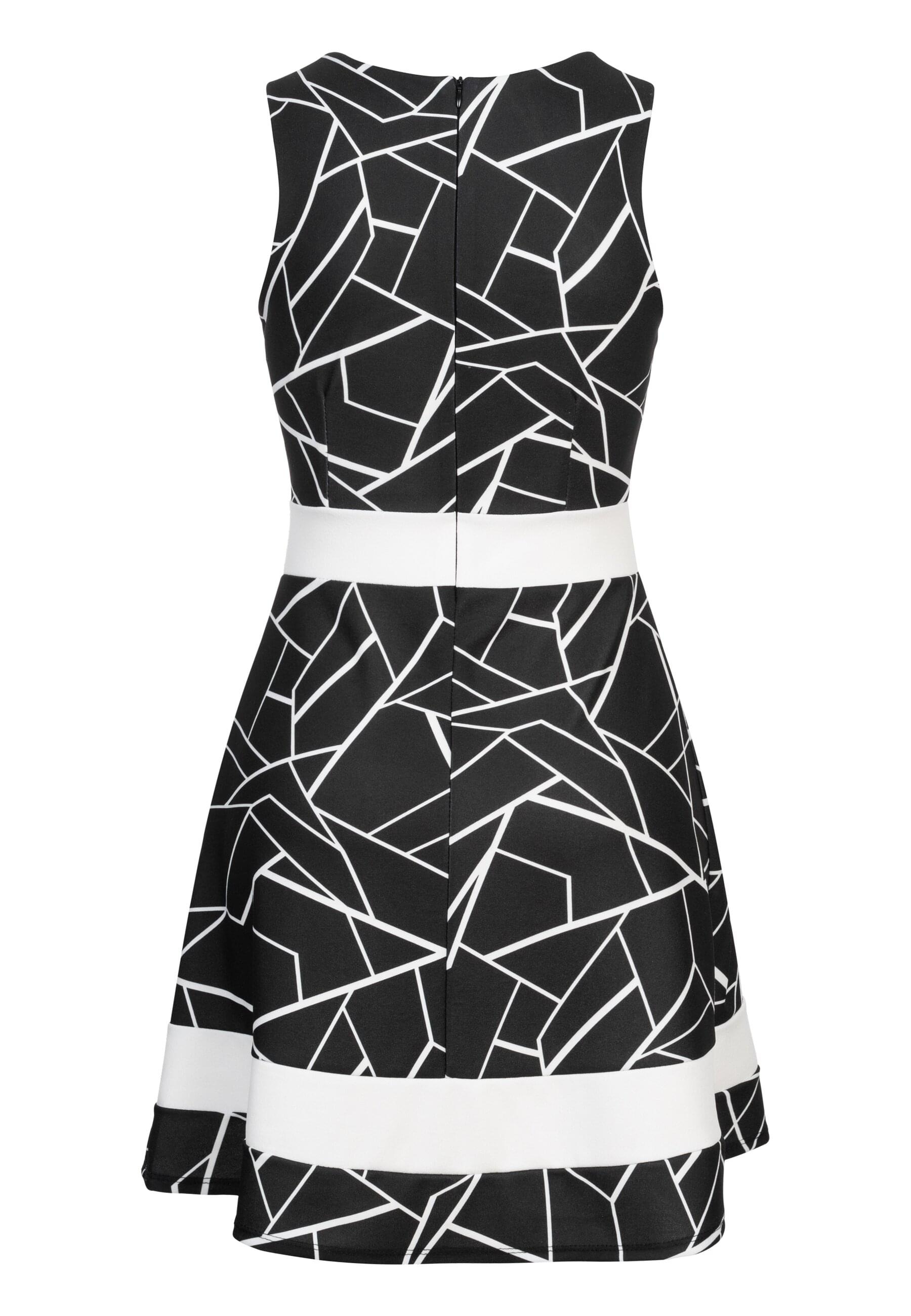 CLOUD 5IVE Shirtkleid »CLOUD 5IVE Dress with Abstract Print and Zipper on the back« 1 Stk. tlg.