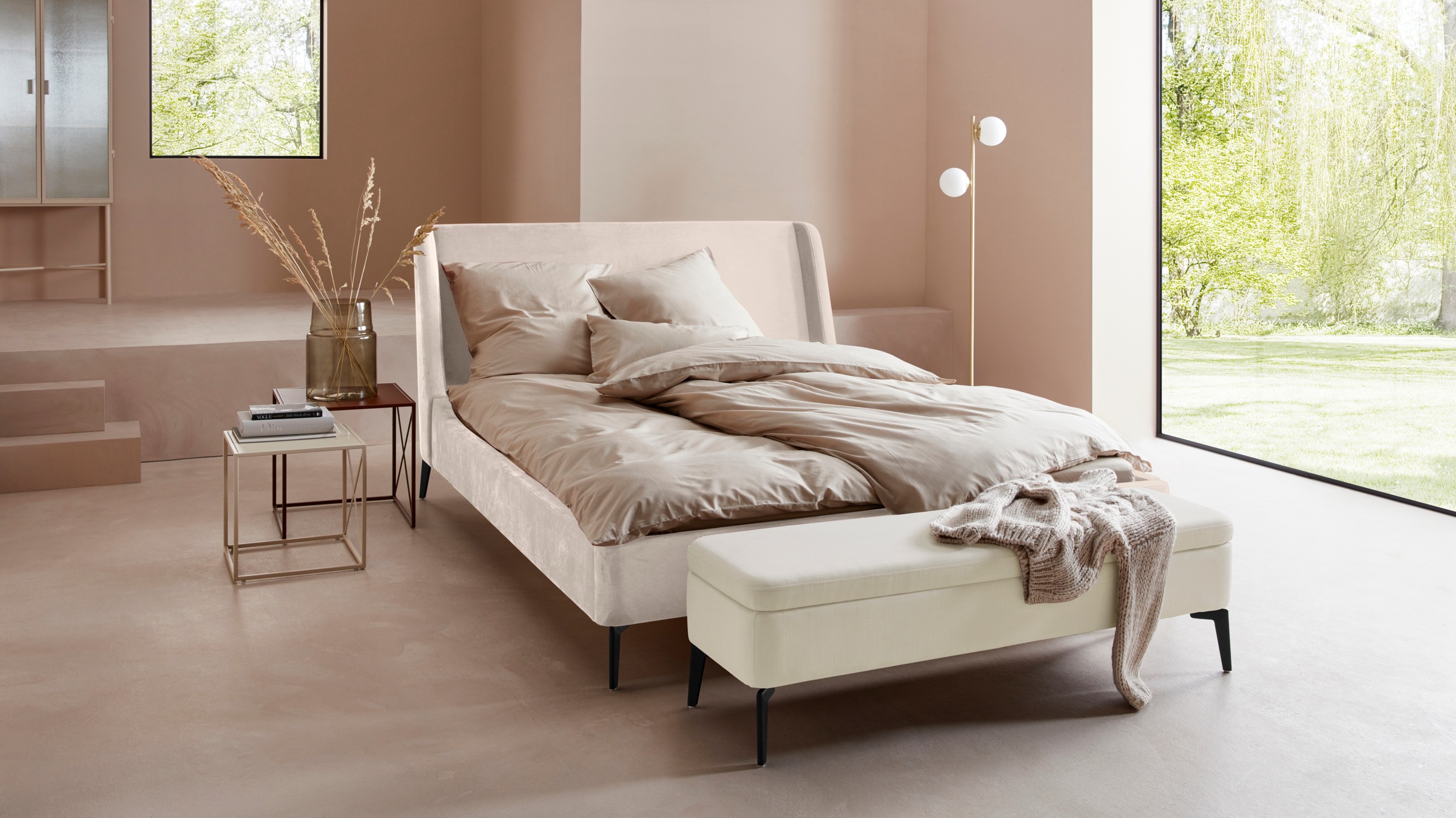2. Bild von LeGer Home by Lena Gercke Polsterbett »Mayra«, 3 verschiedene Farben und 2 Bezugsqualitäten