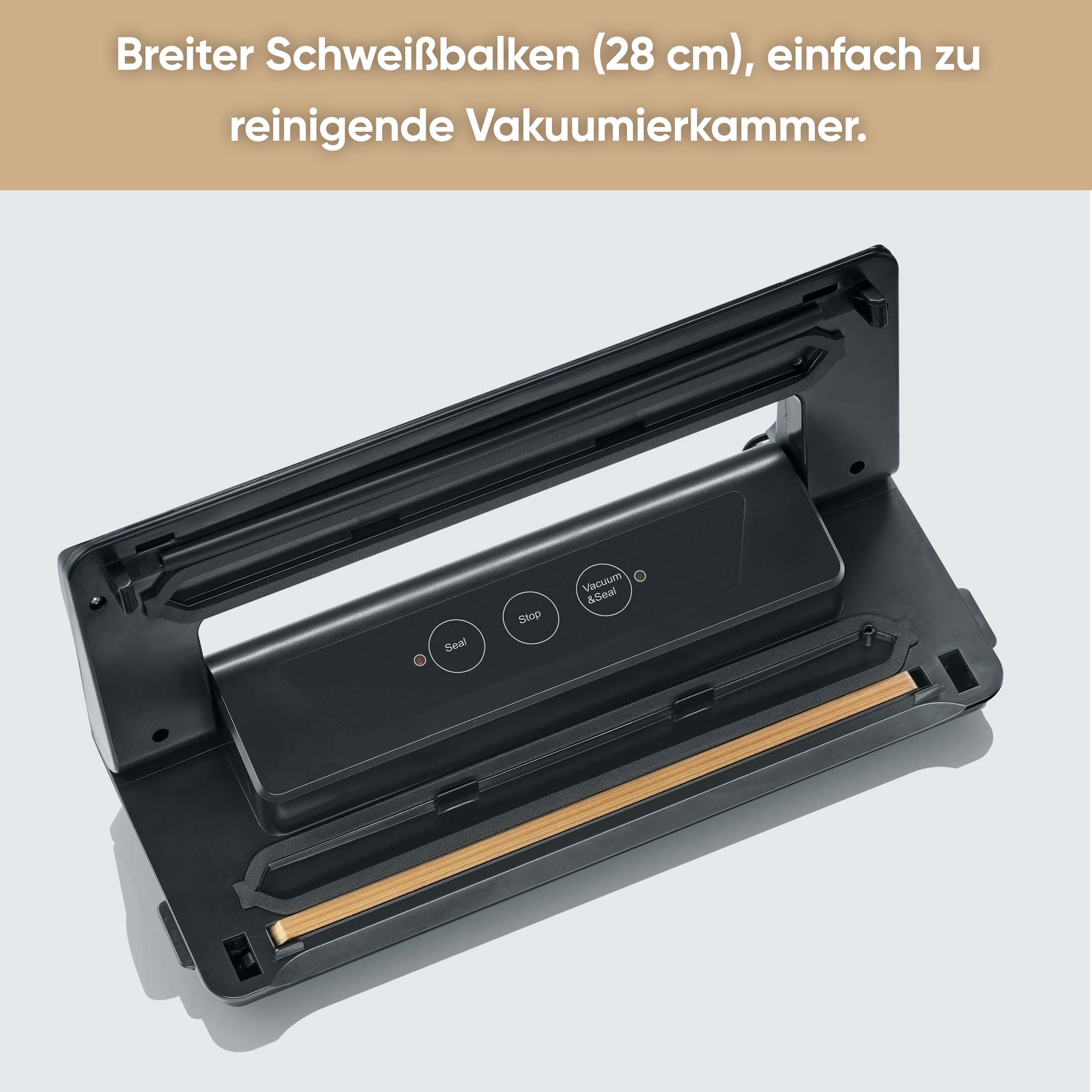 Severin Vakuumierer »FS 3610« 110 W automatisches Vakuumieren + Verschweißen, inkl. 10 Beutel 28 x 35 cm