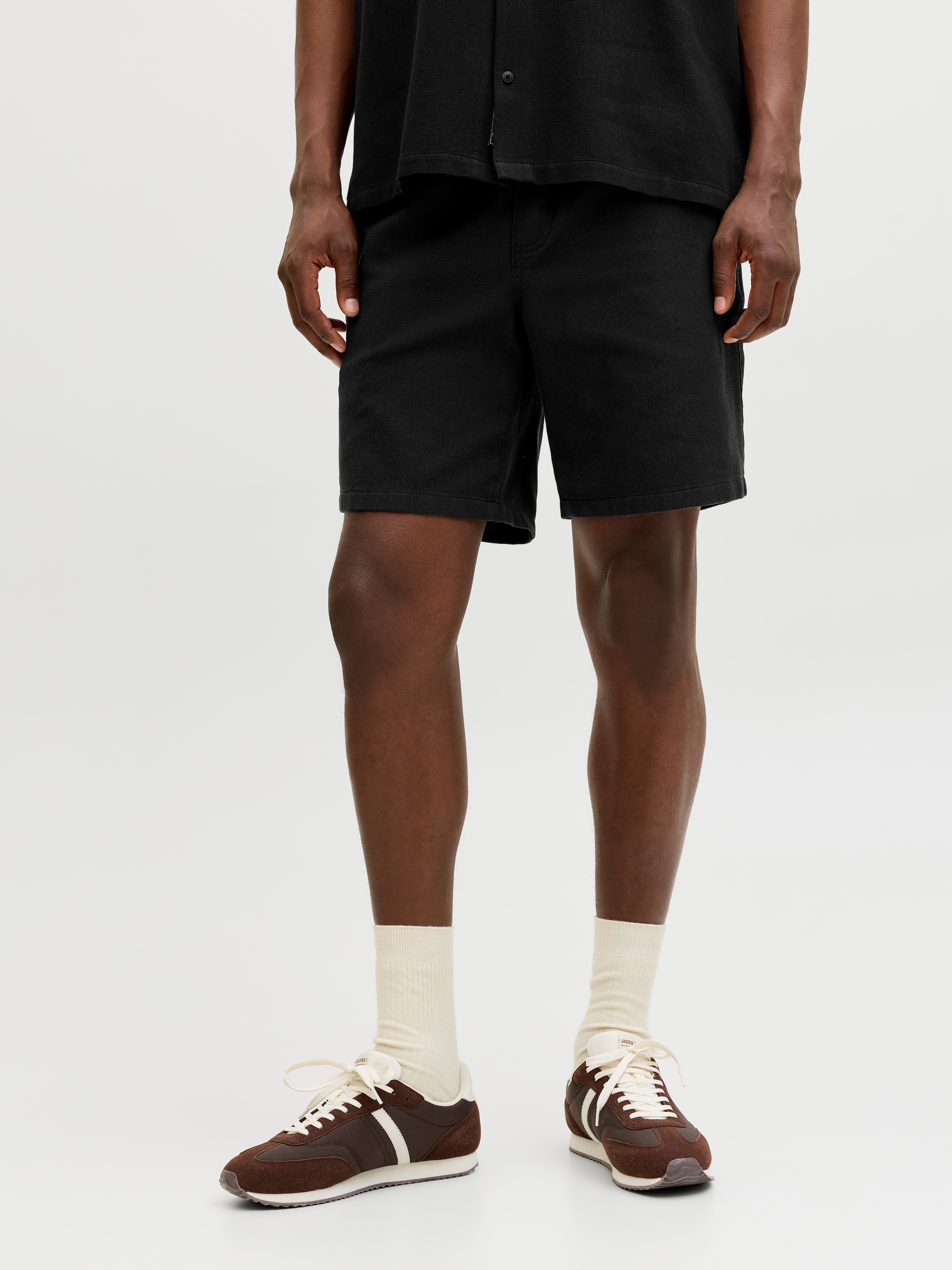 Jack & Jones Jogginghose »JPSTJAIDEN WAFFLE RESORT SHORT REG«  mit elastischem Bund