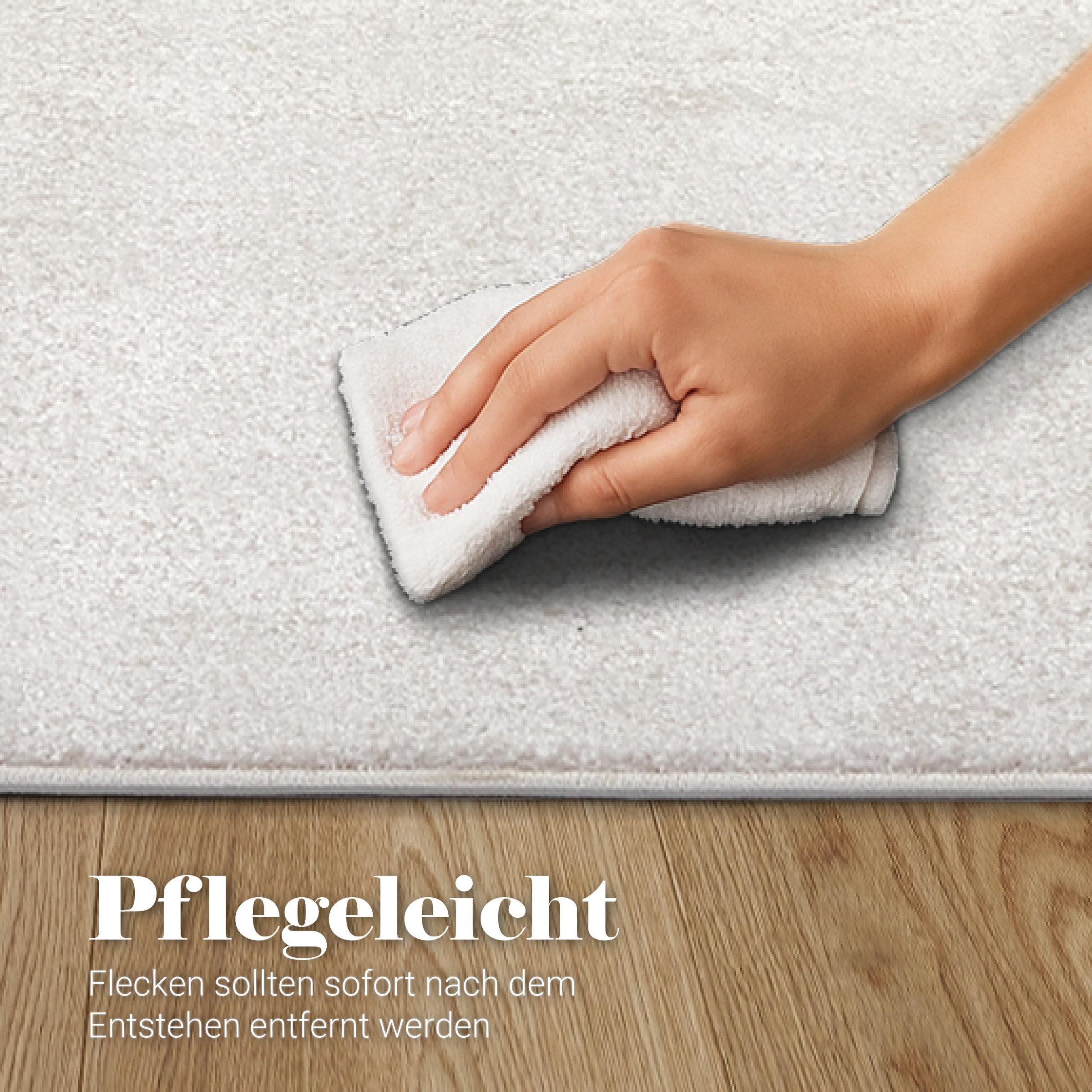 ASTRA Teppich »Sam 250«, rechteckig, 8 mm Höhe, weicher Kurzflor, Wohnzimmer, Schlafzimmer