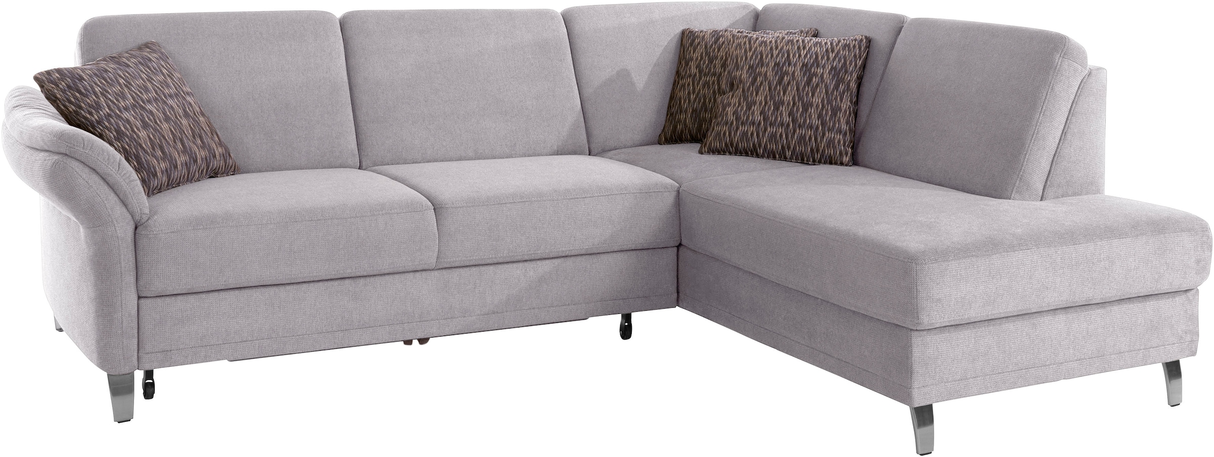 sit&more Ecksofa »Clio L-Form«, wahlweise mit Bettfunktion und Bettkasten, inklusive Federkern
