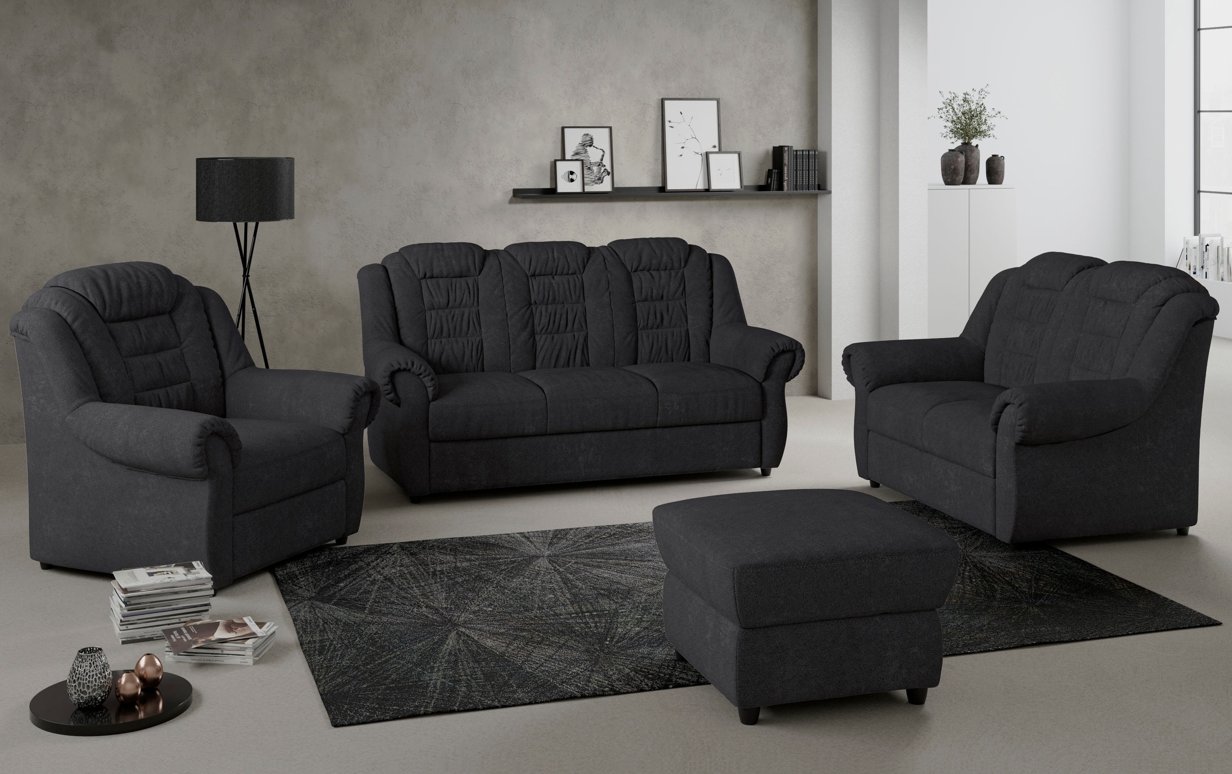 Home affaire Sessel »Boston«, im klassischem Design mit hoher Rückenlehne günstig online kaufen