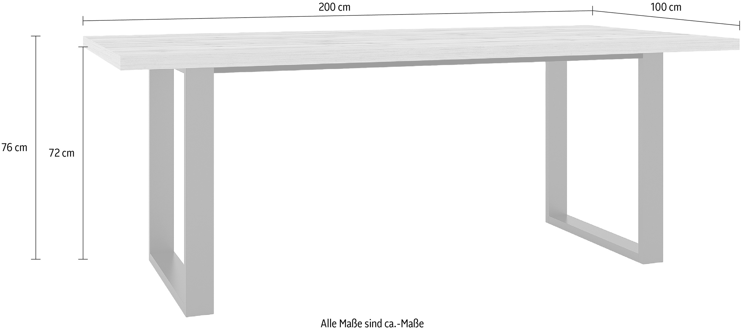 3. Bild von Helvetia Esstisch »Halle«, Breite 200 cm