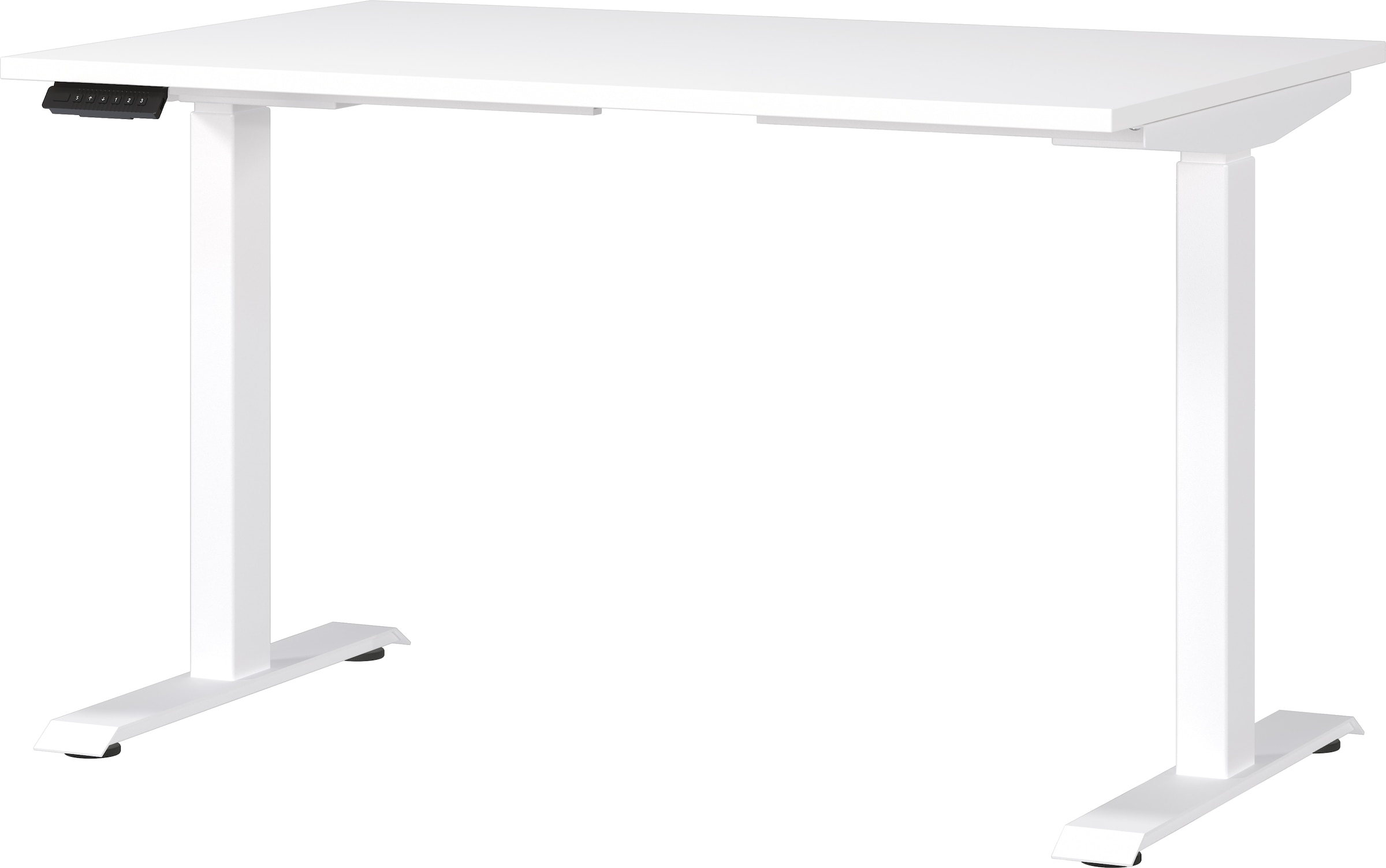 GERMANIA Schreibtisch »Mailand, elektrisch höhenverstellbar«, in Breitenvariante 120-180 cm, Made in Germany