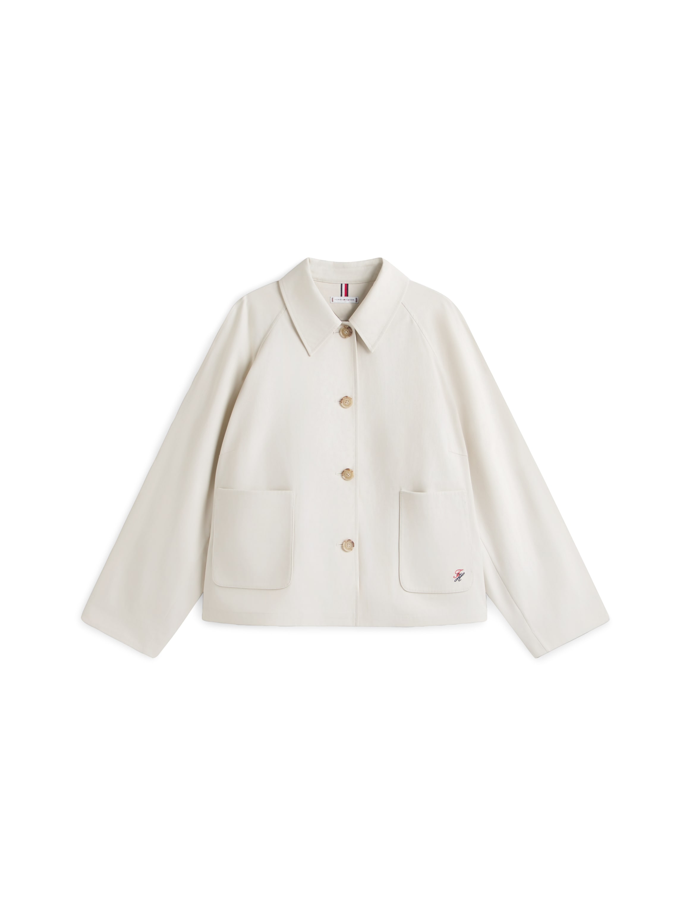 Tommy Hilfiger Curve Outdoorjacke »CRV COTTON SHORT JACKET« in großen Größen