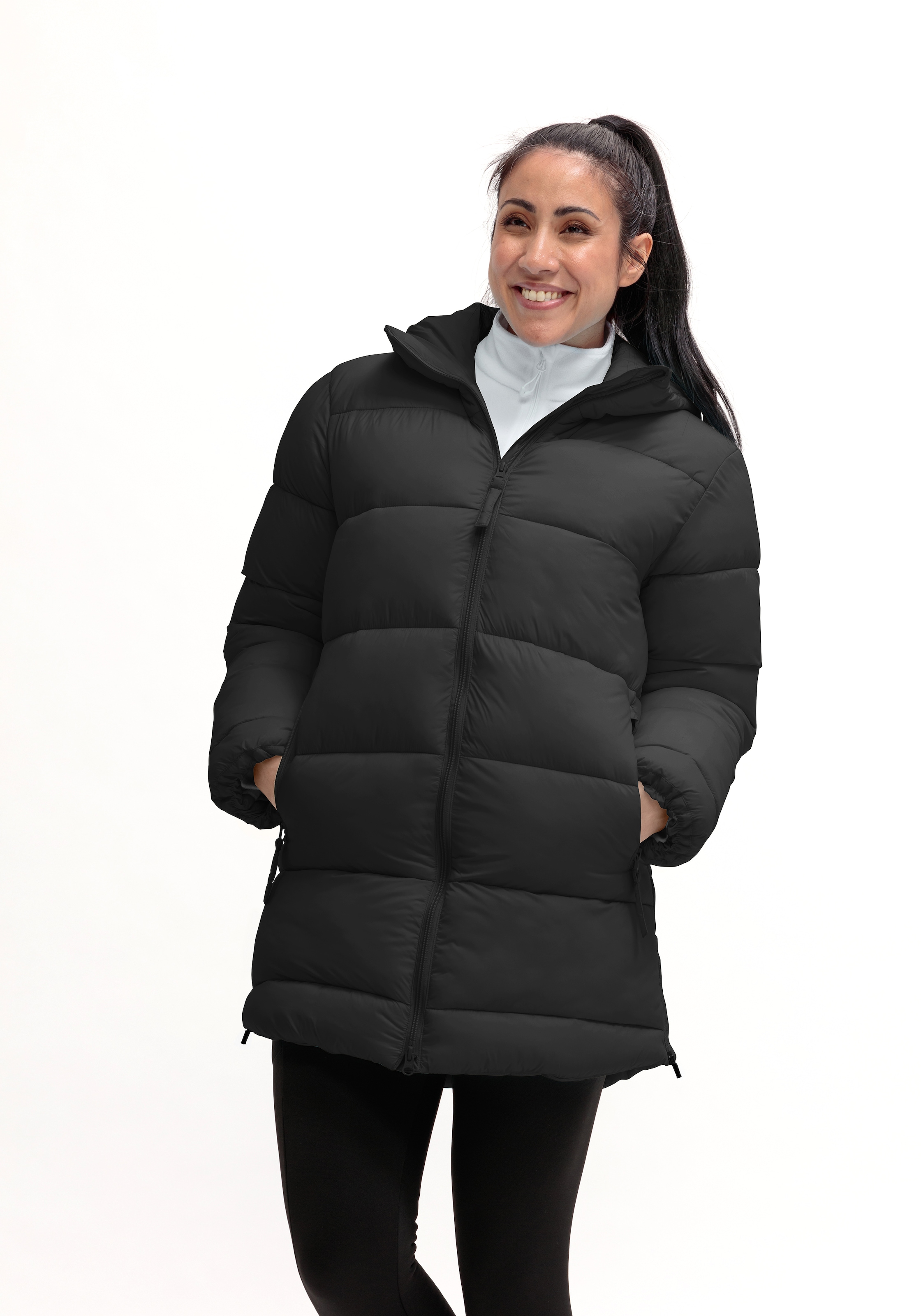 Maier Sports Funktionsmantel »Heatcore Coat W«, warmer Damen Mantel lockere Passform bequemer Schnit
