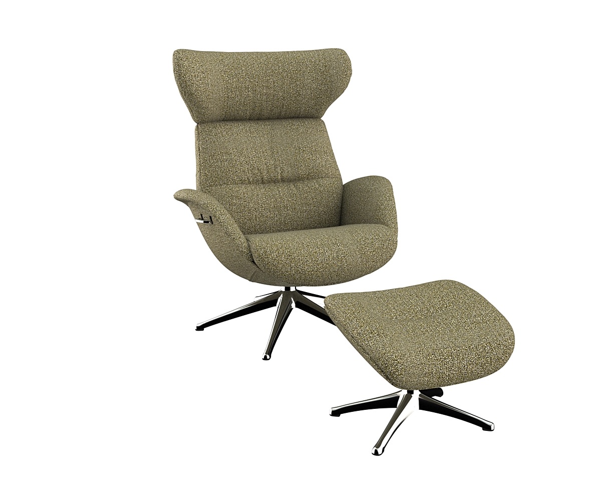 FLEXLUX Relaxsessel »Fernsehsessel More, ergonomisch, drehbar, robuster Fuß günstig online kaufen