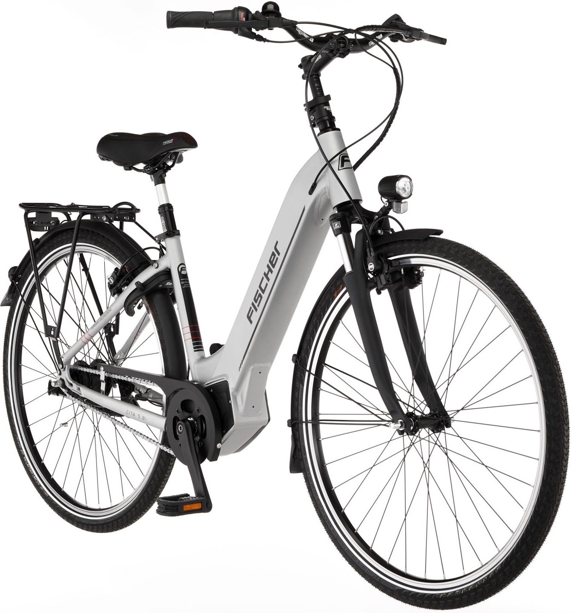 4. Bild von FISCHER Fahrrad E-Bike »CITA 5.0i - Sondermodell 504 44«, 7 Gang, Shimano, NEXUS, Mittelmotor 250 W, Pedelec, Elektrofahrrad für Damen u. Herren, Cityrad