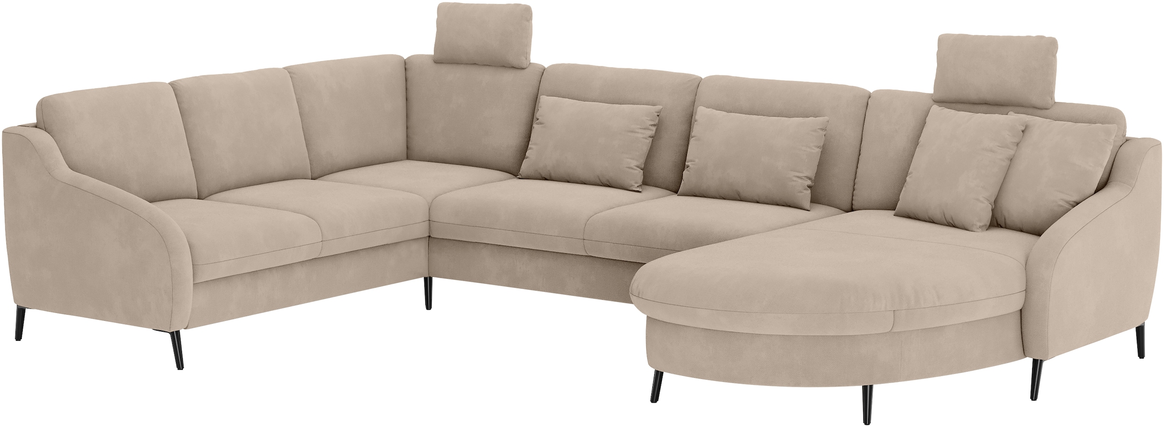 sit&more Wohnlandschaft »Soul U-Form«, wahlweise mit Bettfunktion und Schubkasten