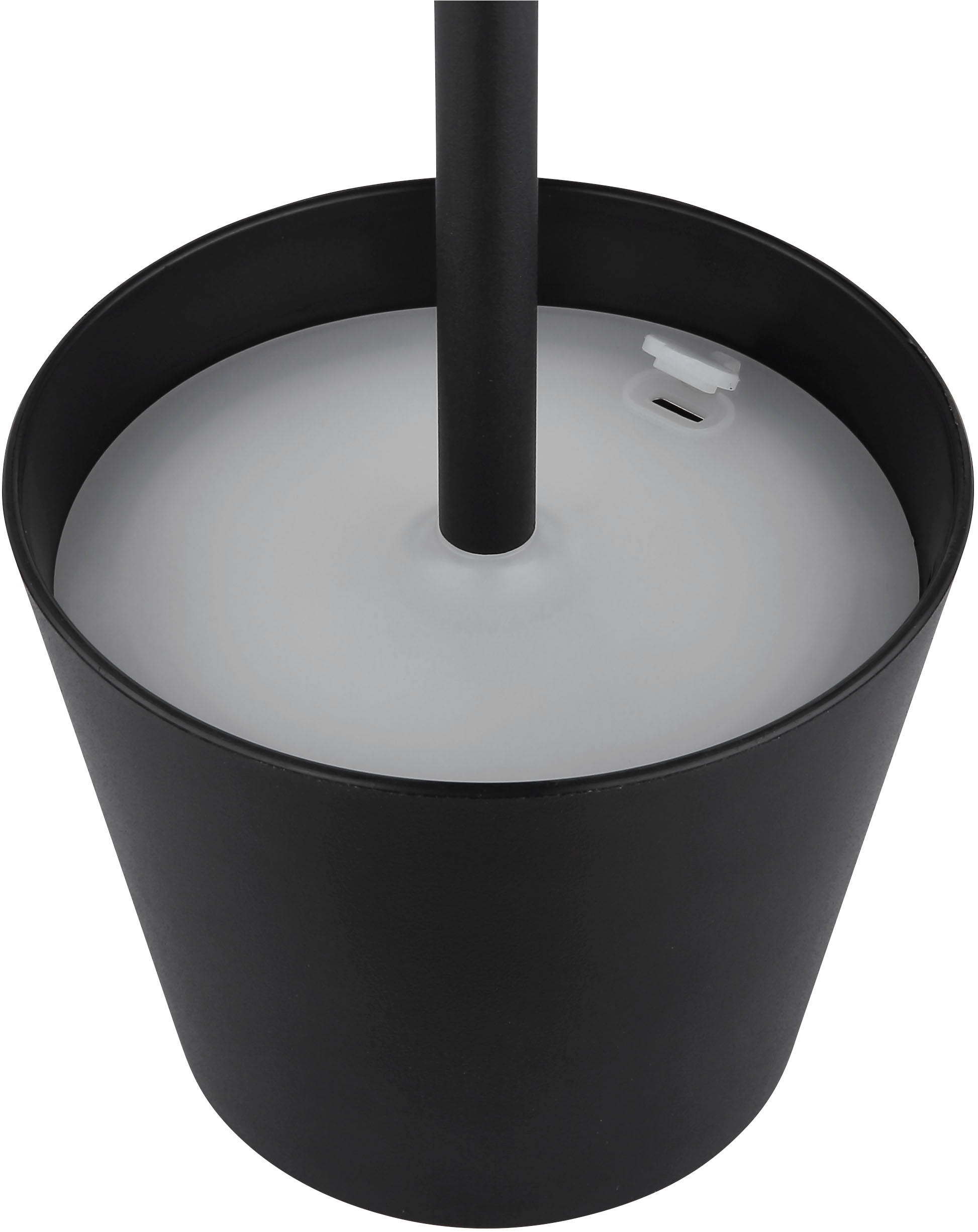 my home LED Tischleuchte »Alia Akkuleuchte inkl. Flaschenaufsatz« LED-Modul 1 Stk. warmweiß - kaltweiß stufenloser Touchdimmer, Farben fixierbar, USB-C, Akkulampe, CCT