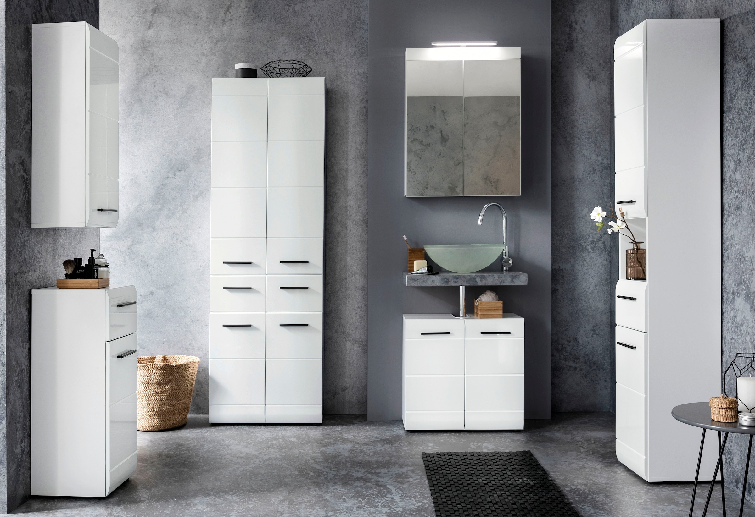 welltime Badmöbel-Set »Sovana« Set, 3 Stk. tlg. günstig online kaufen