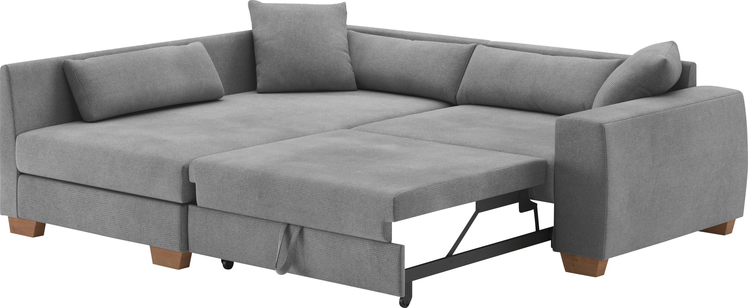 Mr. Couch Ecksofa »Helena L-Form«, Mit Federkern, wahlweise mit Bettfunktion und Taschenfederkern