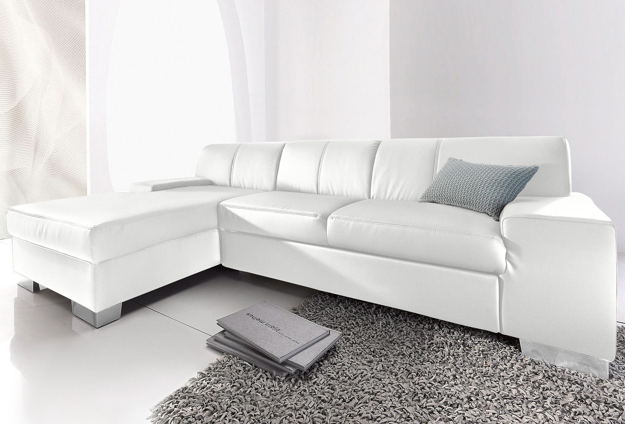 DOMO collection Ecksofa »Star, zeitlose Formensprache, elegante Optik, Brei günstig online kaufen