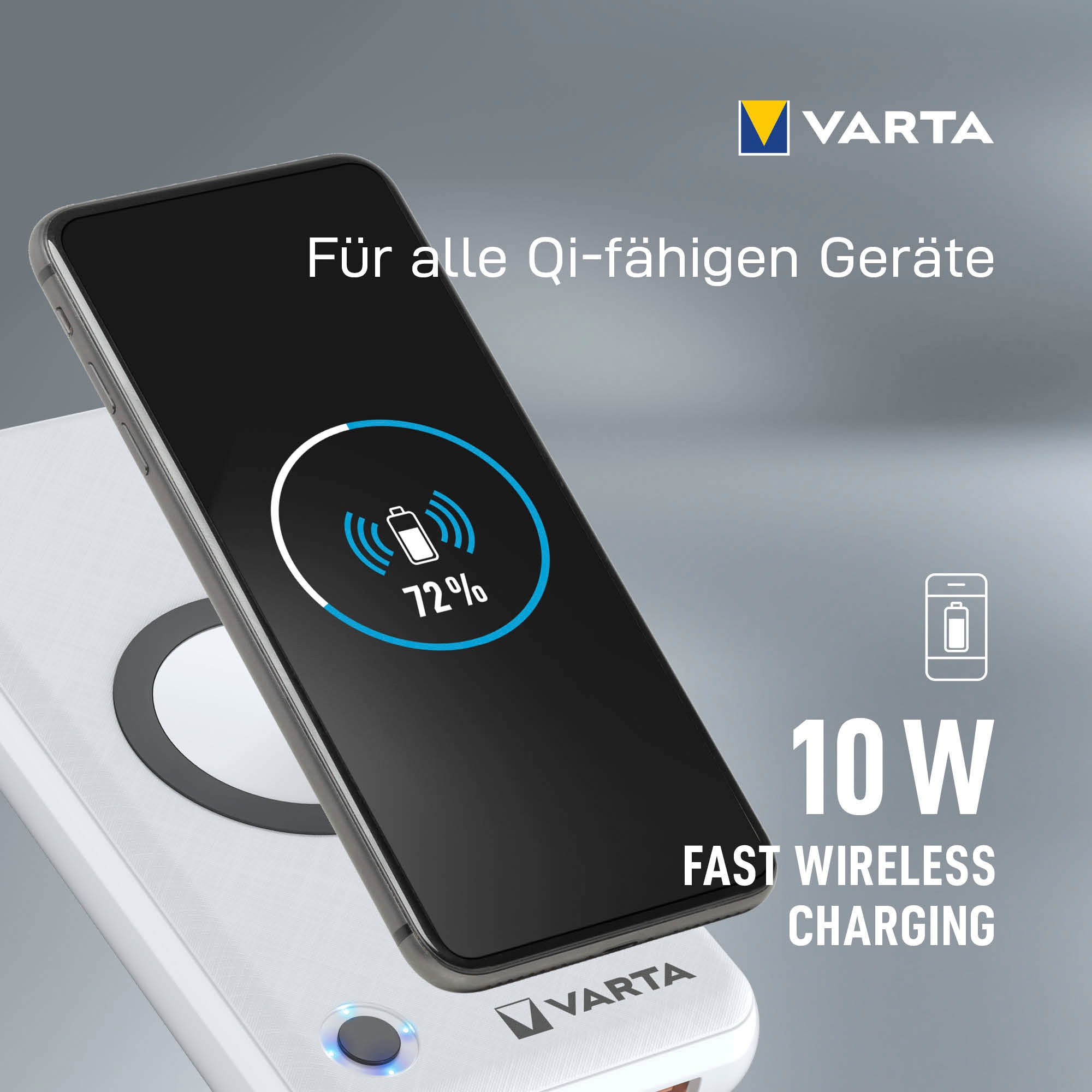 VARTA Batterie-Ladegerät »Wireless Power Bank 20.000«