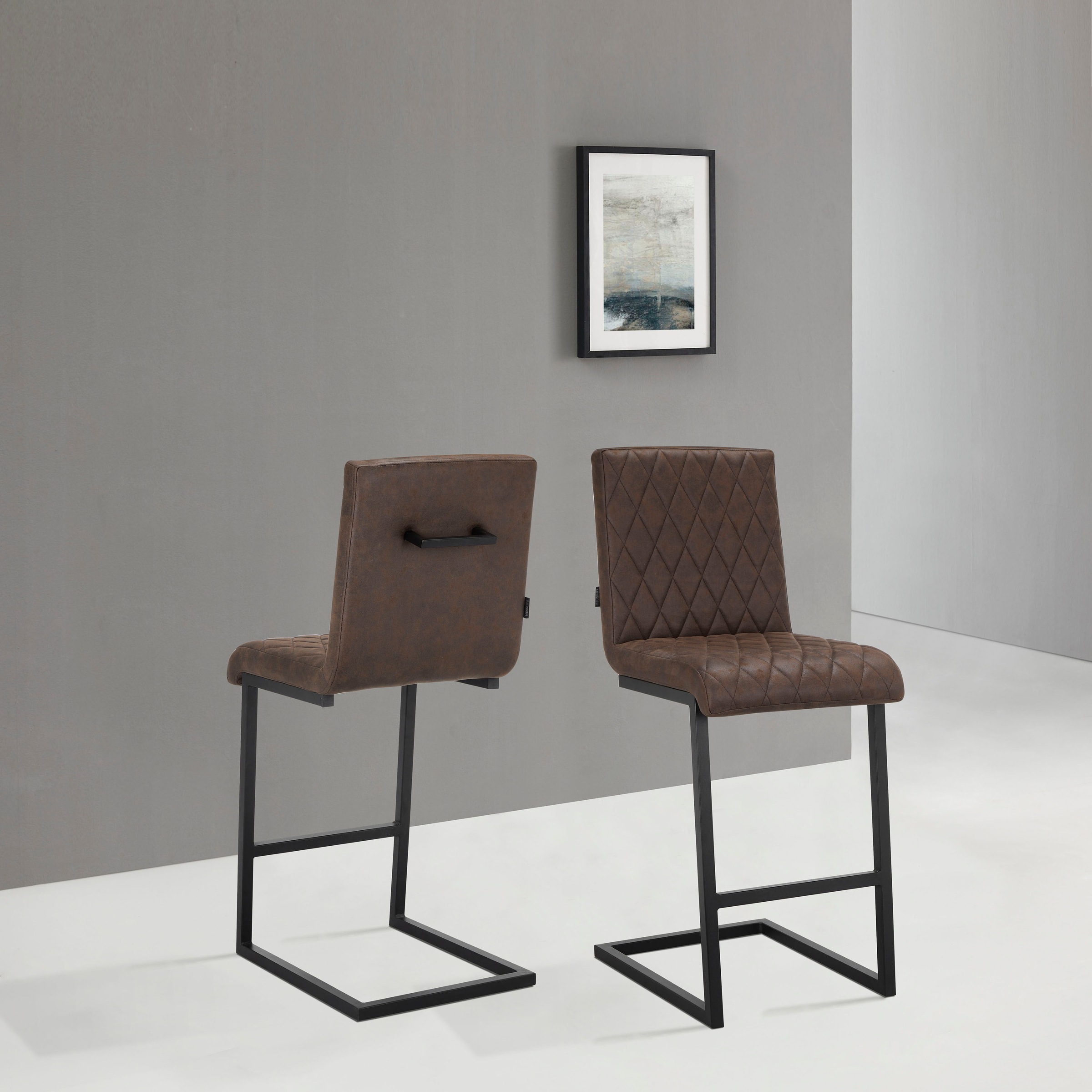 INOSIGN Bistrostuhl »Janelle« () 2 Stk.Sitz und Rücken gepolstert, Nähte am günstig online kaufen