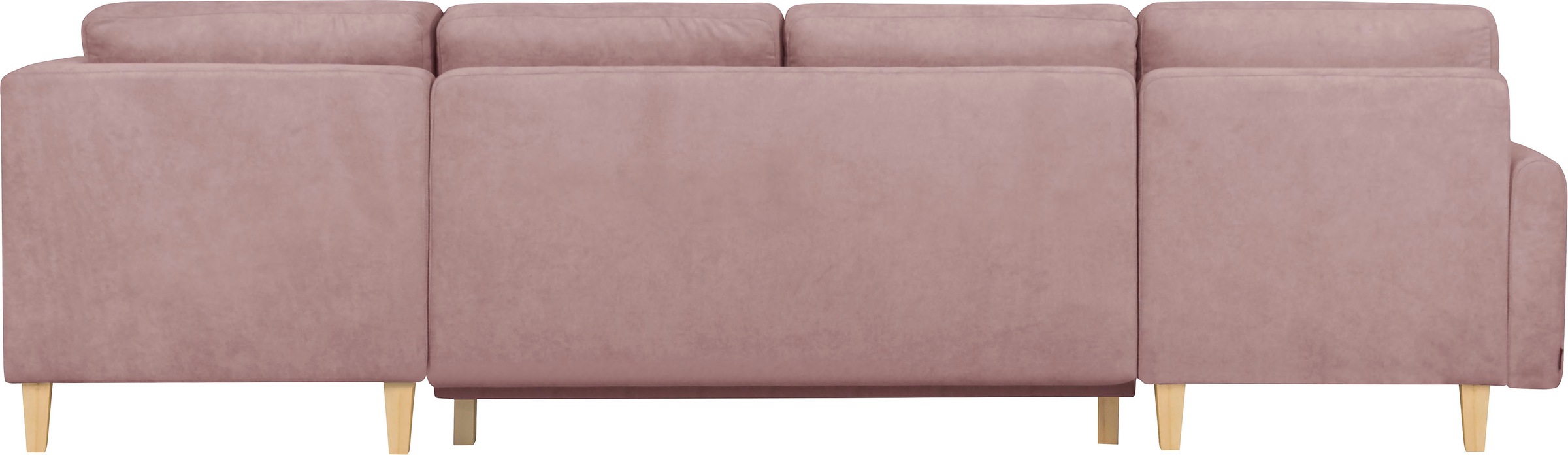 Home affaire Wohnlandschaft »TRIPLO U-Form wahlweise mit Schlaffunktion, B/T/H: 310/192/90 cm«, Schlafsofa, auch mit Bettkasten, Steppung im Rückenkissen