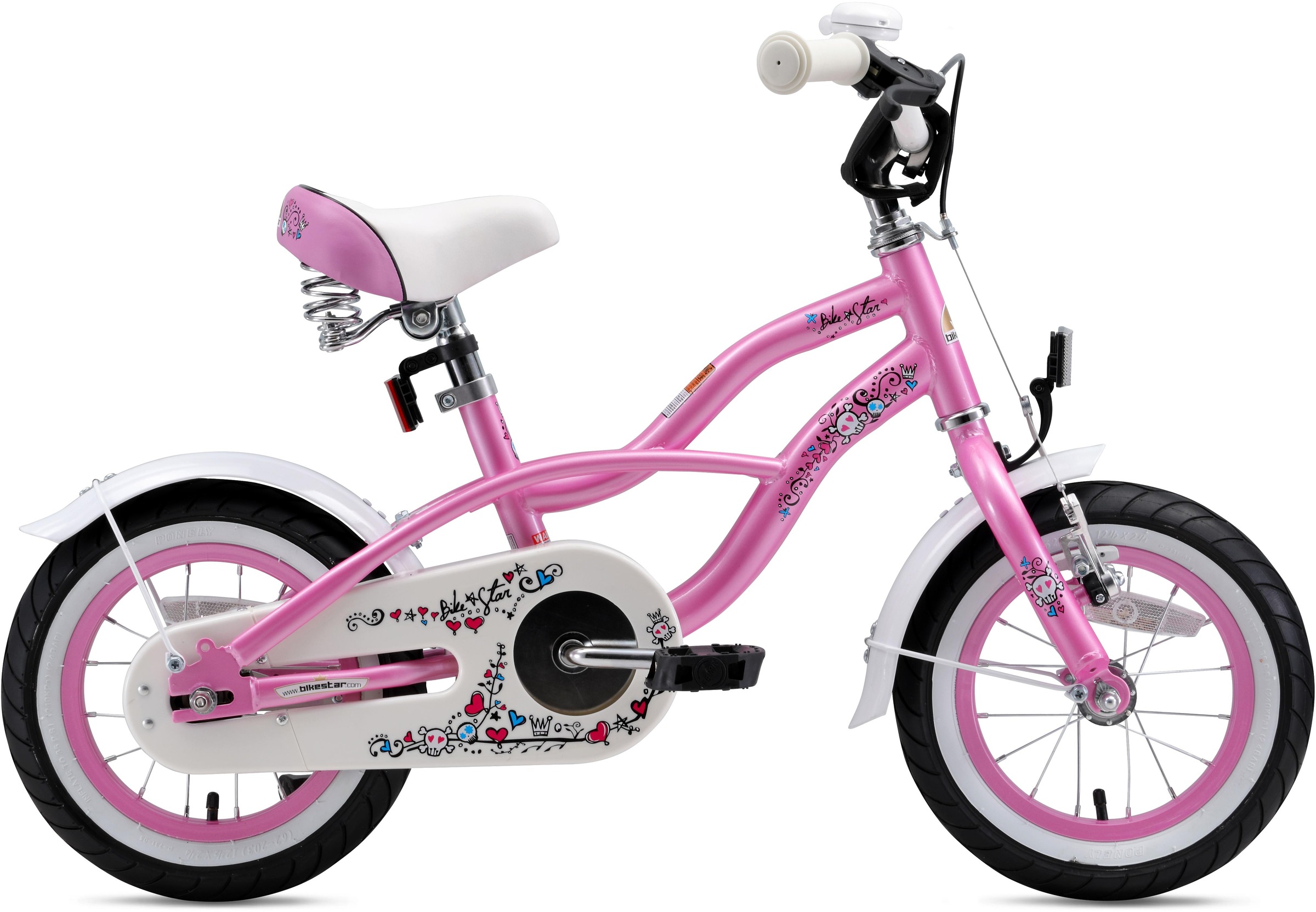BIKESTAR Kinderfahrrad »Cruiser« 1 Gang altrosa