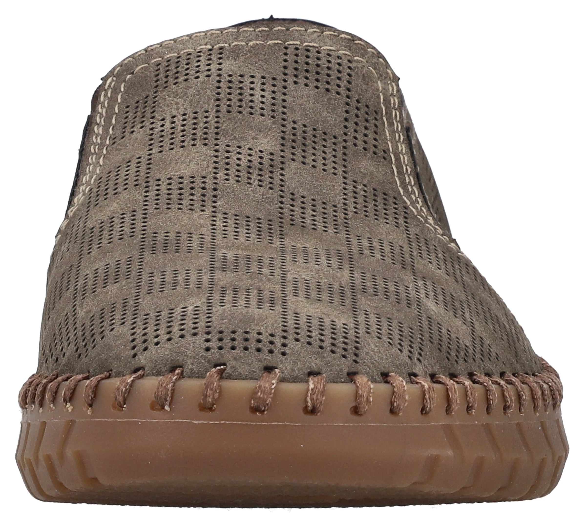 Rieker Slipper, Loafer, Schlupfschuh, Casual-Slipper mit kleinen Stretcheinsätzen
