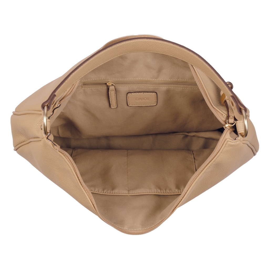 Gabor Hobo »Rosina« Umhängetasche, Schultertasche mit markantem Metal-Emblem