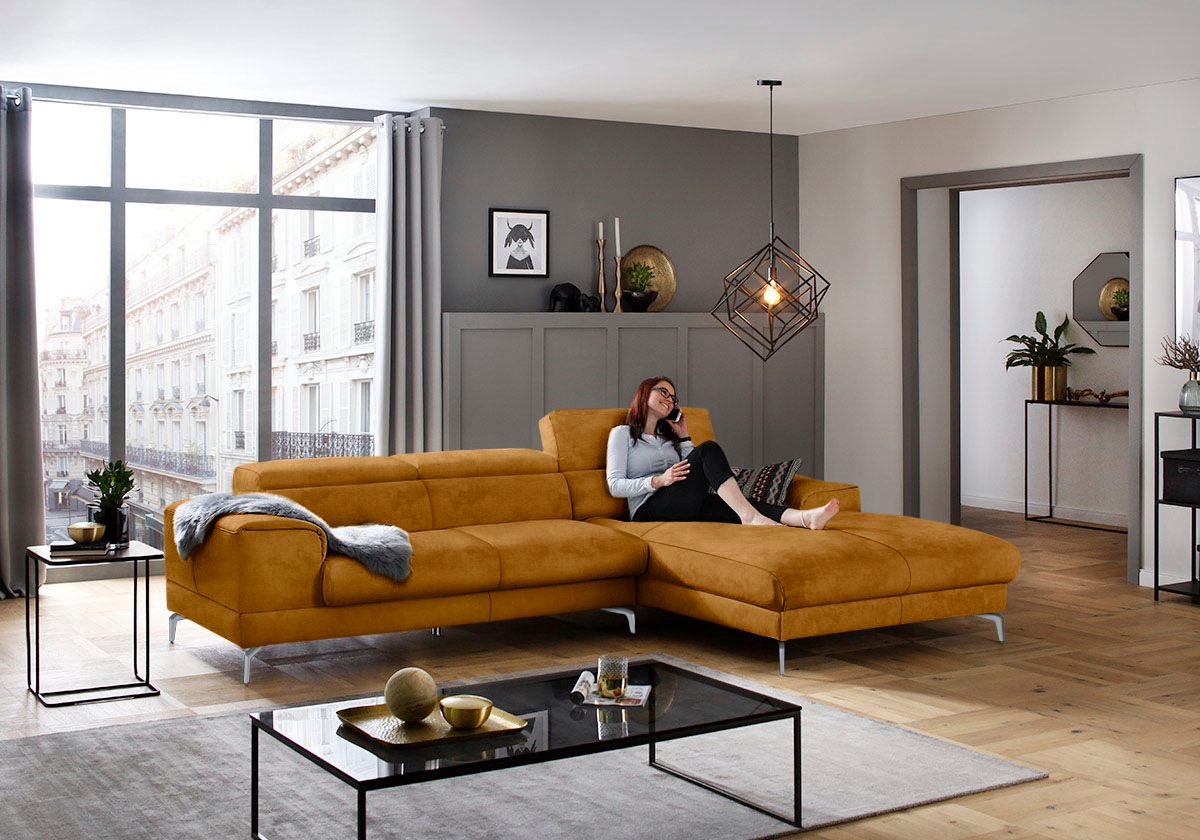 W.SCHILLIG Ecksofa "piedroo, Designsofa mit tollem Sitzkomfort, bequem und günstig online kaufen