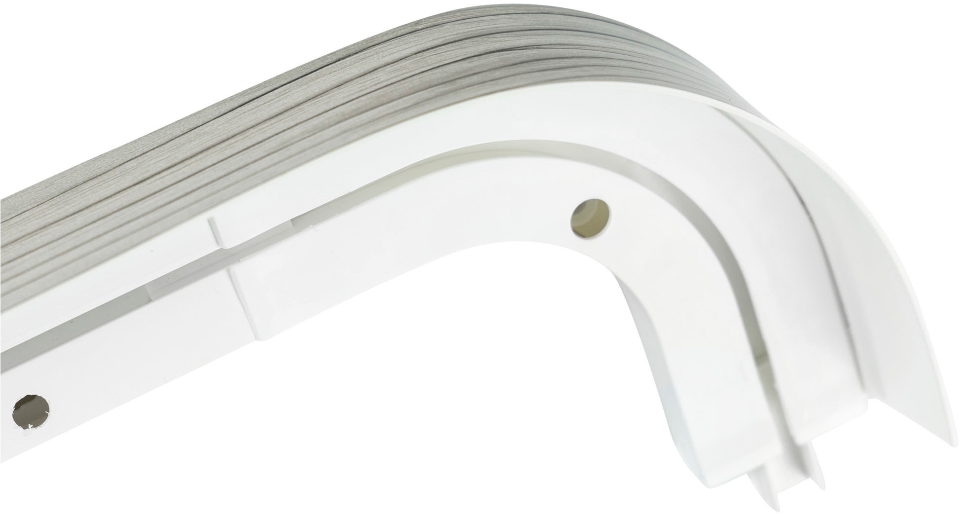 SN DECO GROUP Gardinenschiene »SH1 mit Blende 7,5 cm«, 1 läufig-läufig, Fixmaß, mit Blende 7,5 cm