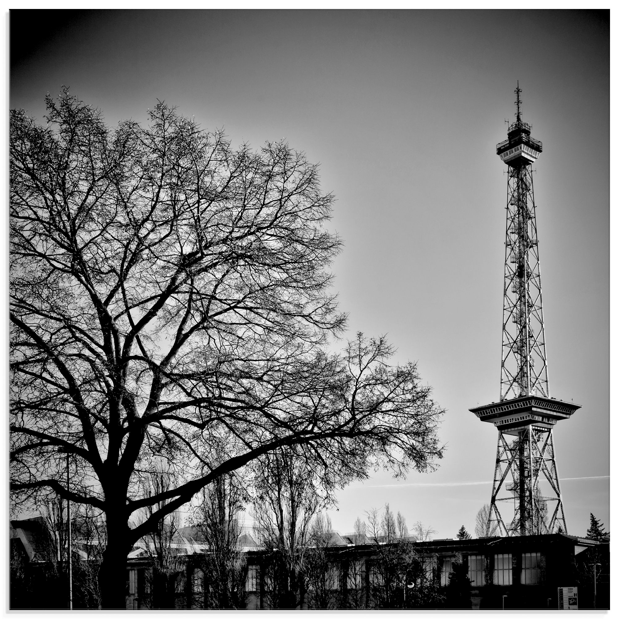 Artland Glasbild »Berlin Funkturm«, Gebäude, (1 St.), in verschiedenen Größen