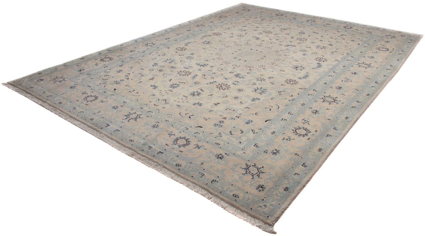 morgenland Wollteppich »Täbriz - 40 Raj Medaillon Beige 158 x 96 cm«, recht günstig online kaufen