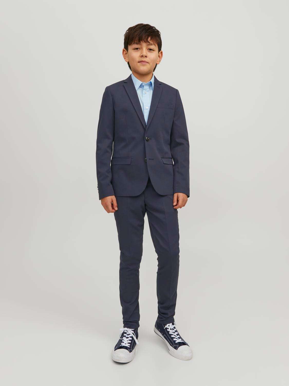 Jack & Jones Junior Anzughose »JPRSOLAR elastisch, pflegeleicht, komfortabel«, unifarben, modisch, slim fit, Web