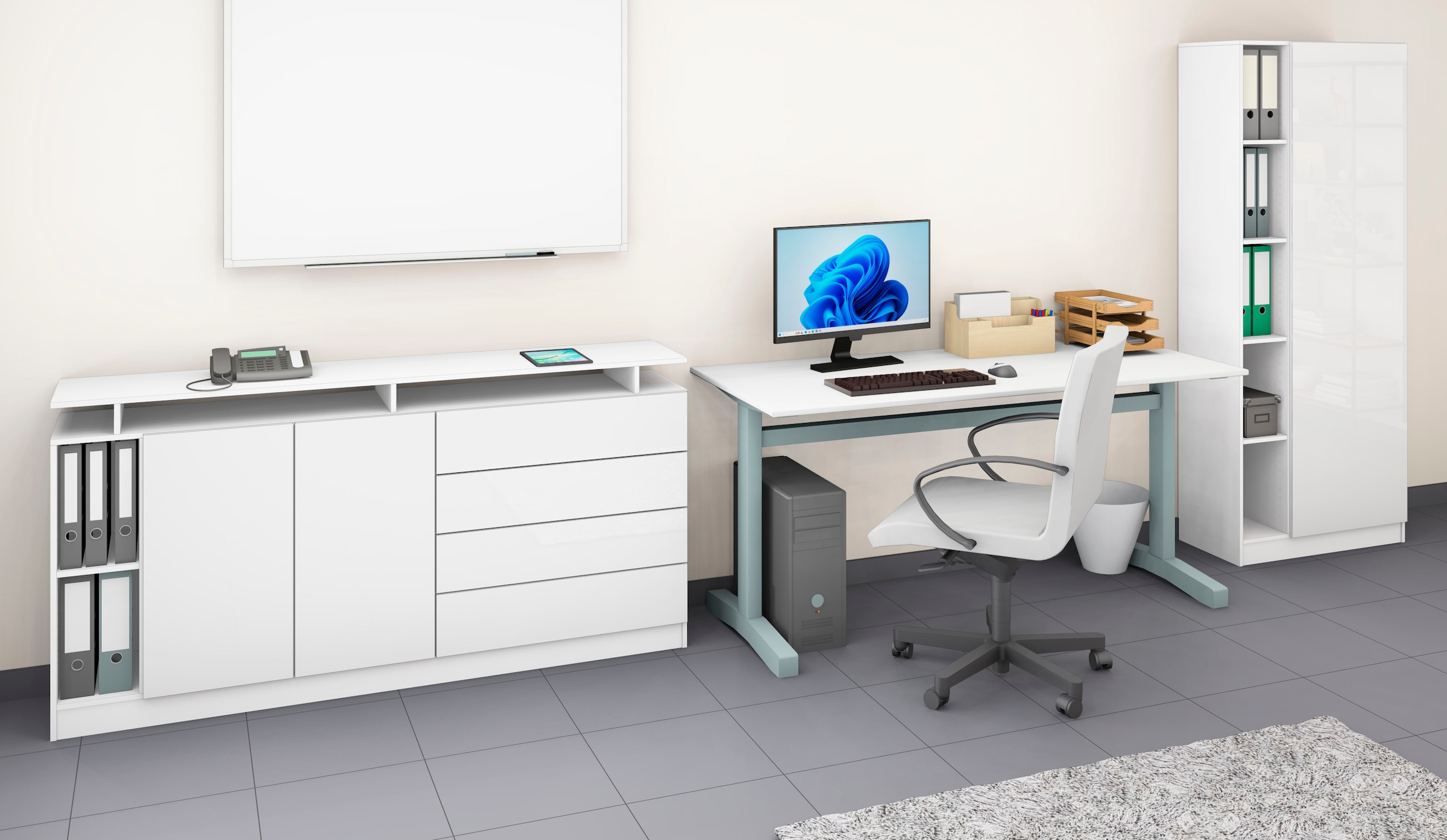 borchardt Möbel Sideboard »Vaasa«, moderne grifflose Optik, mit Push-to-Open-Funktion