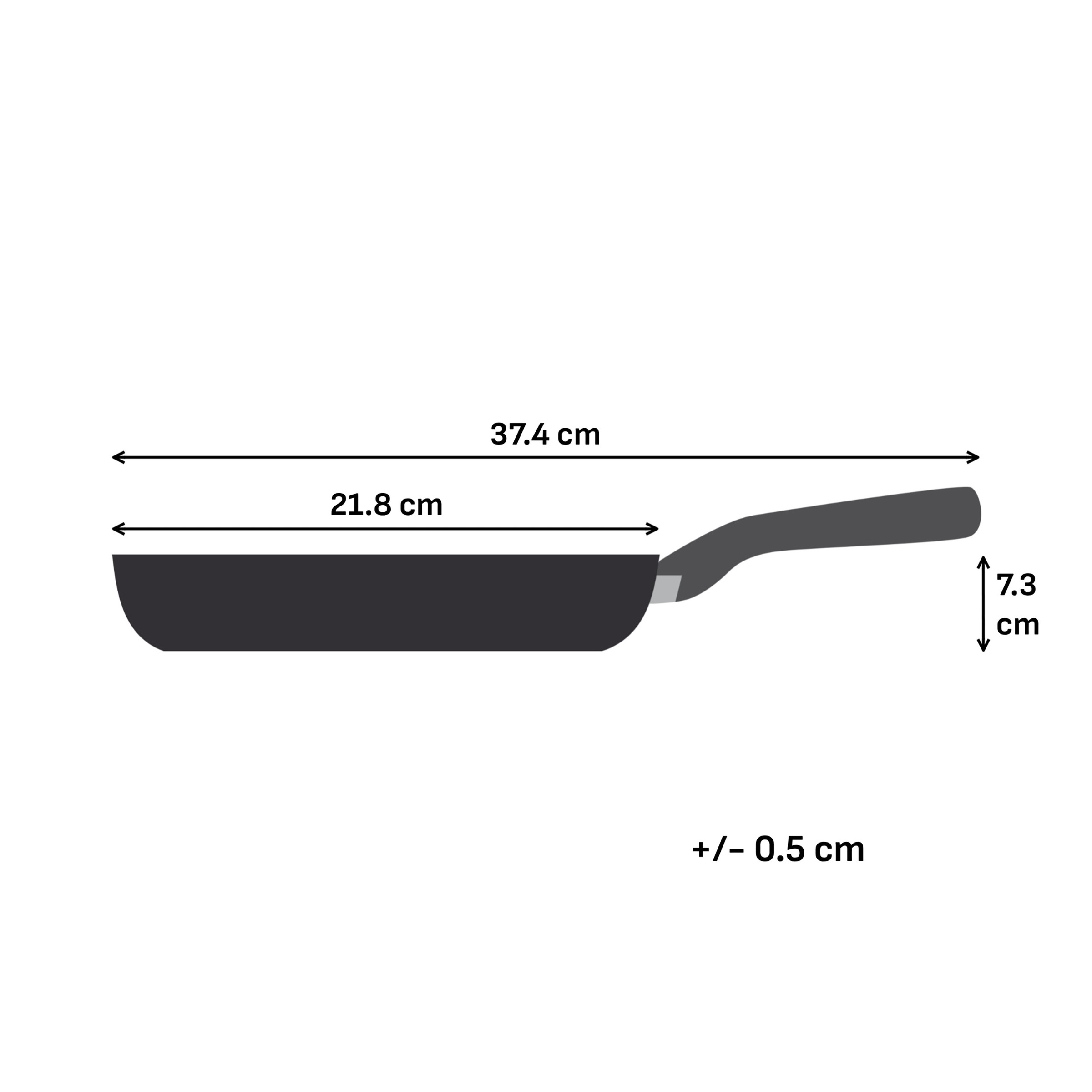 Tefal Bratpfanne »Renewal« Aluminium 1 tlg. Keramikbeschichtung, 100% recycelter Aluminiumkörper, Thermo-Signal