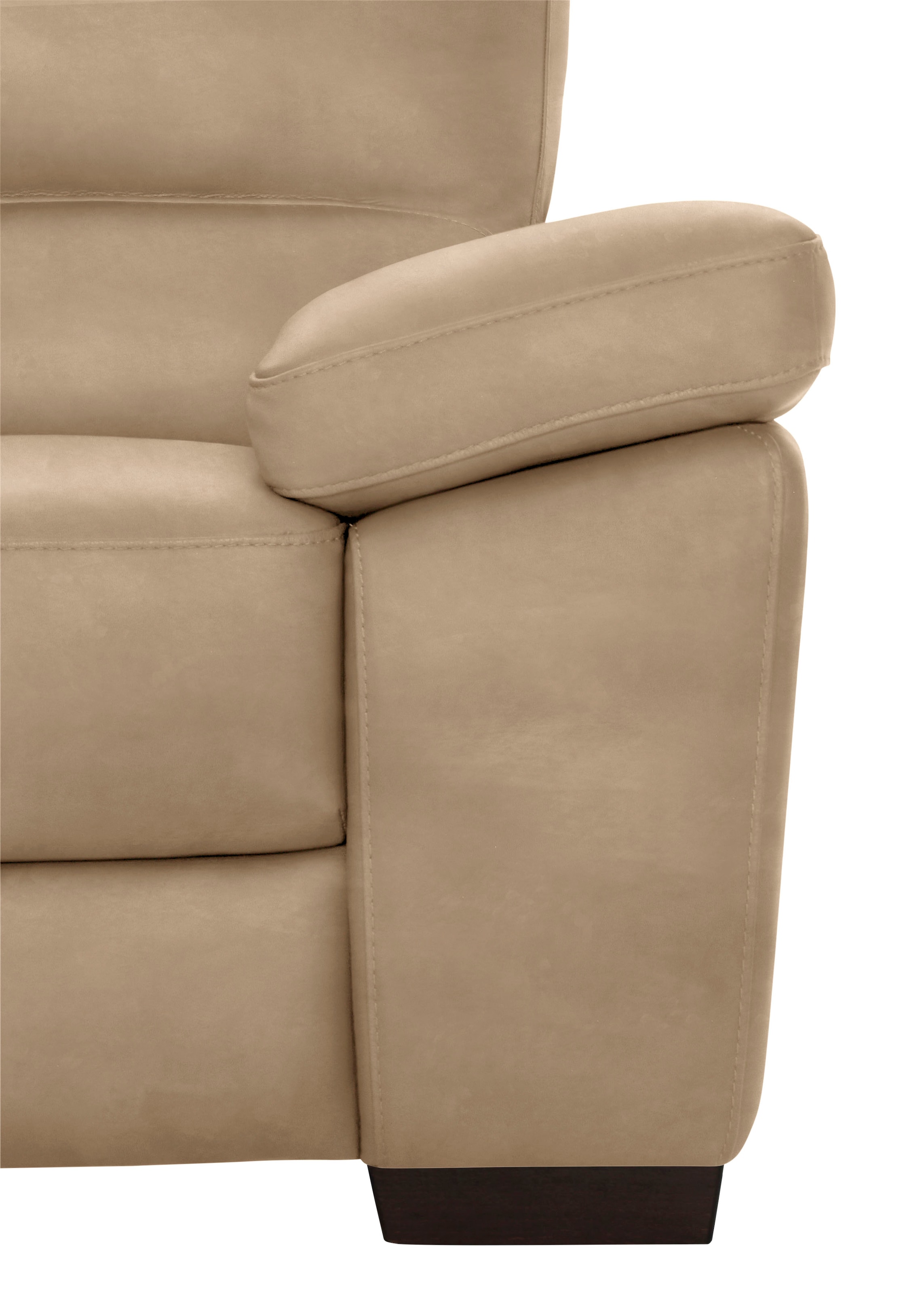 CALIA ITALIA 2-Sitzer »Gaia, Sofa im edlen Design und mit erstklassigem Sitzkomfort«, aus pflegeleichtem Luxus-Microfaser Ginevra Hydro Care