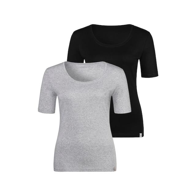 Bench. T-Shirt, (2er-Pack), aus weicher Feinripp-Qualität im Online-Shop  bestellen