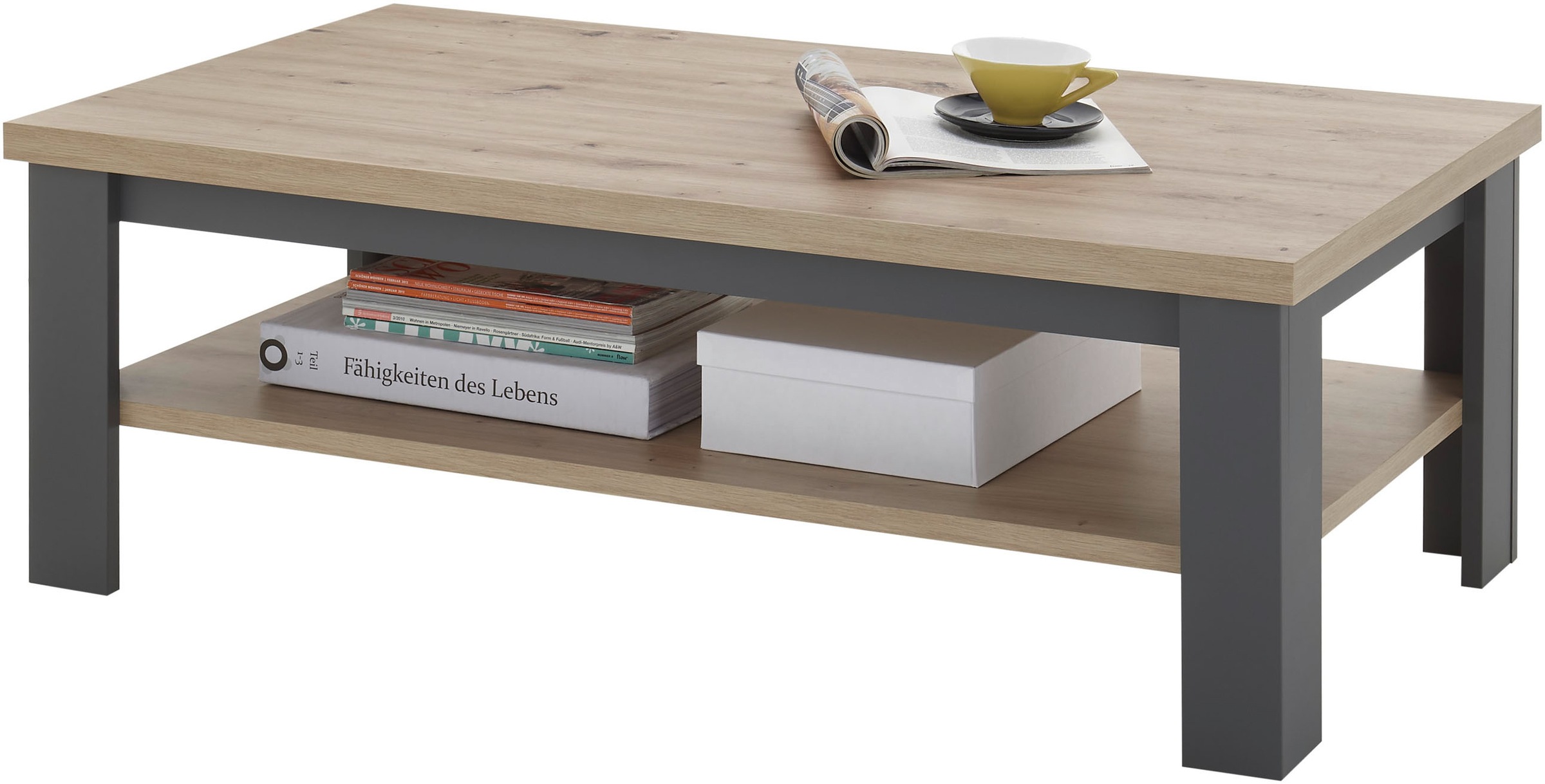 Stolkom Couchtisch »Venezia Wohnzimmertisch, Eiche Artisan Dekor, BxHxT 115 günstig online kaufen