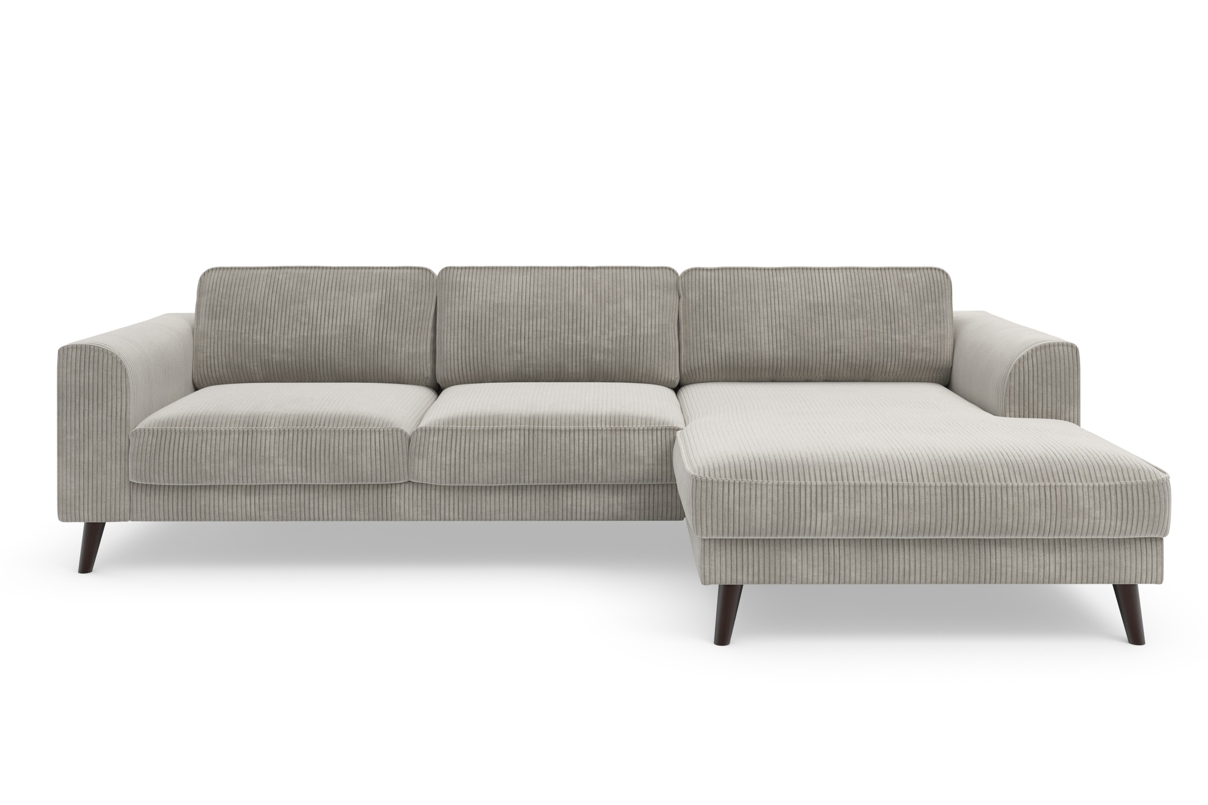 TRENDMANUFAKTUR Ecksofa "Lumber Jack, elegantes Designsofa, zeitlos modern, günstig online kaufen