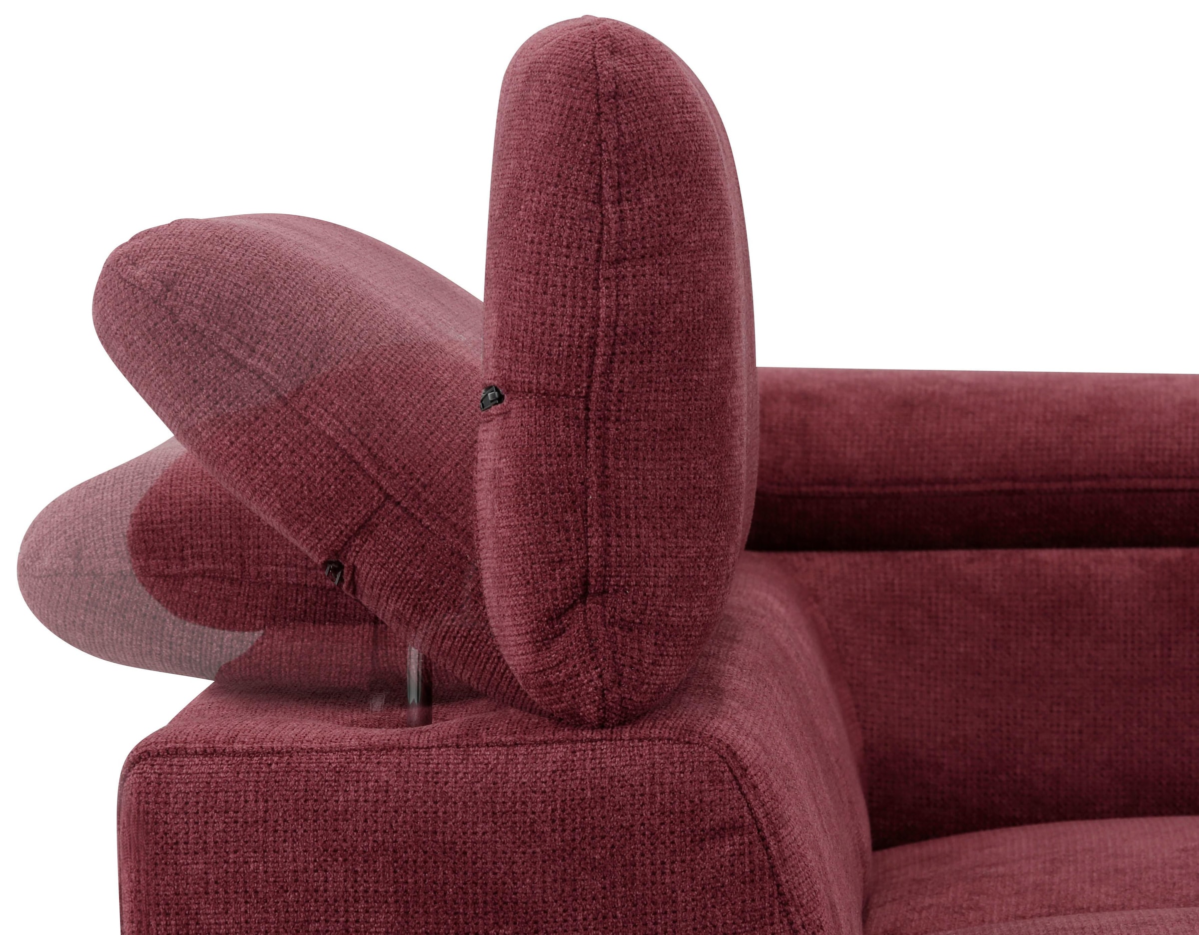 Home affaire Wohnlandschaft »Alberto U-Form«, mit Kopfteilverstellung, wahlweise mit Bettfunktion